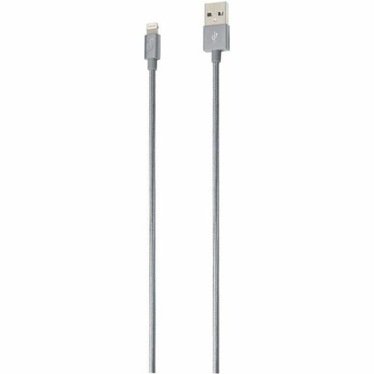 iStore Lightning Charge 4ft 12m Braided Cable Space Gray - 4 ft LightningUSB Data Transfer Cable for Computer Power Adapter - ACC994CAI