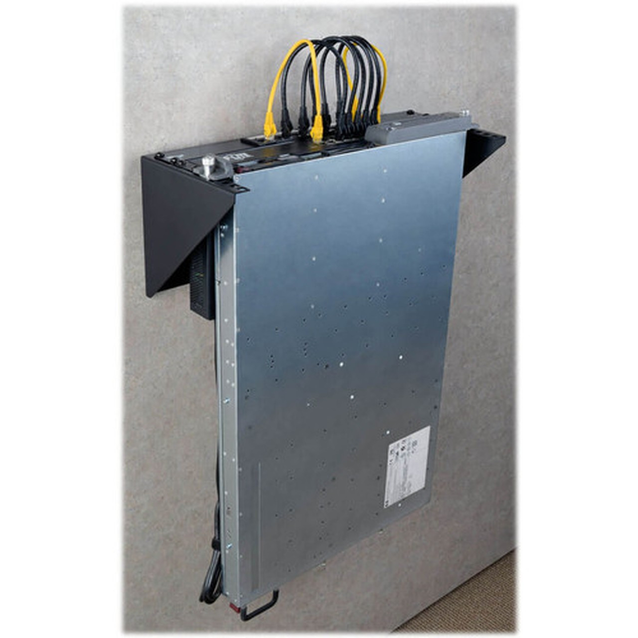 Tripp Lite by Eaton SmartRack SRWALLBRKT6U Mounting Bracket for Server Network Switch UPS - Black - 9072 kg Load Capacity - 1 SRWALLBRKT6U