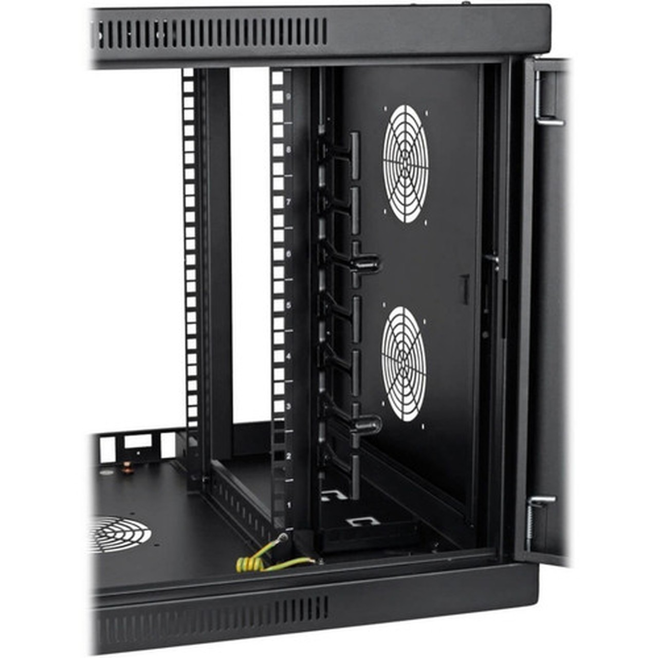 Tripp Lite by Eaton SmartRack SRW9UDPVRT Rack Cabinet - For Server LAN Switch Patch Panel - 9U Rack Height x 19 48260 mm Rack x SRW9UDPVRT