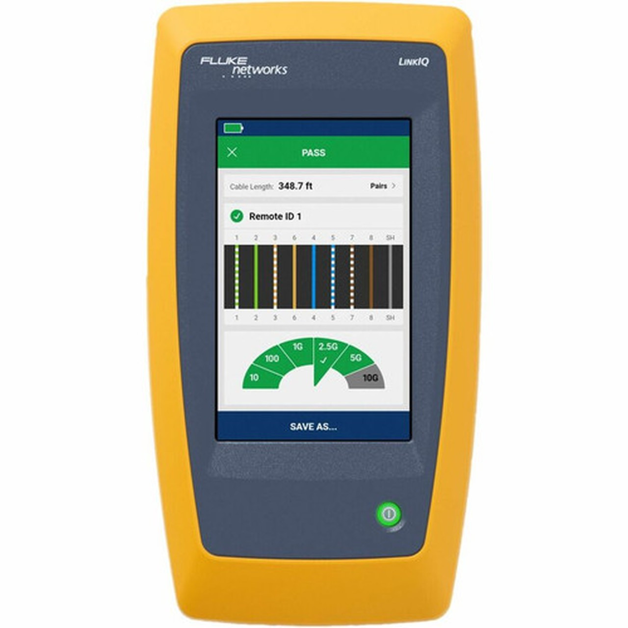 Fluke Networks LinkIQ Cable  Network Tester - Network Testing Cable Testing Cable Fault Testing Analog Camera Testing Frequency - LIQ-100