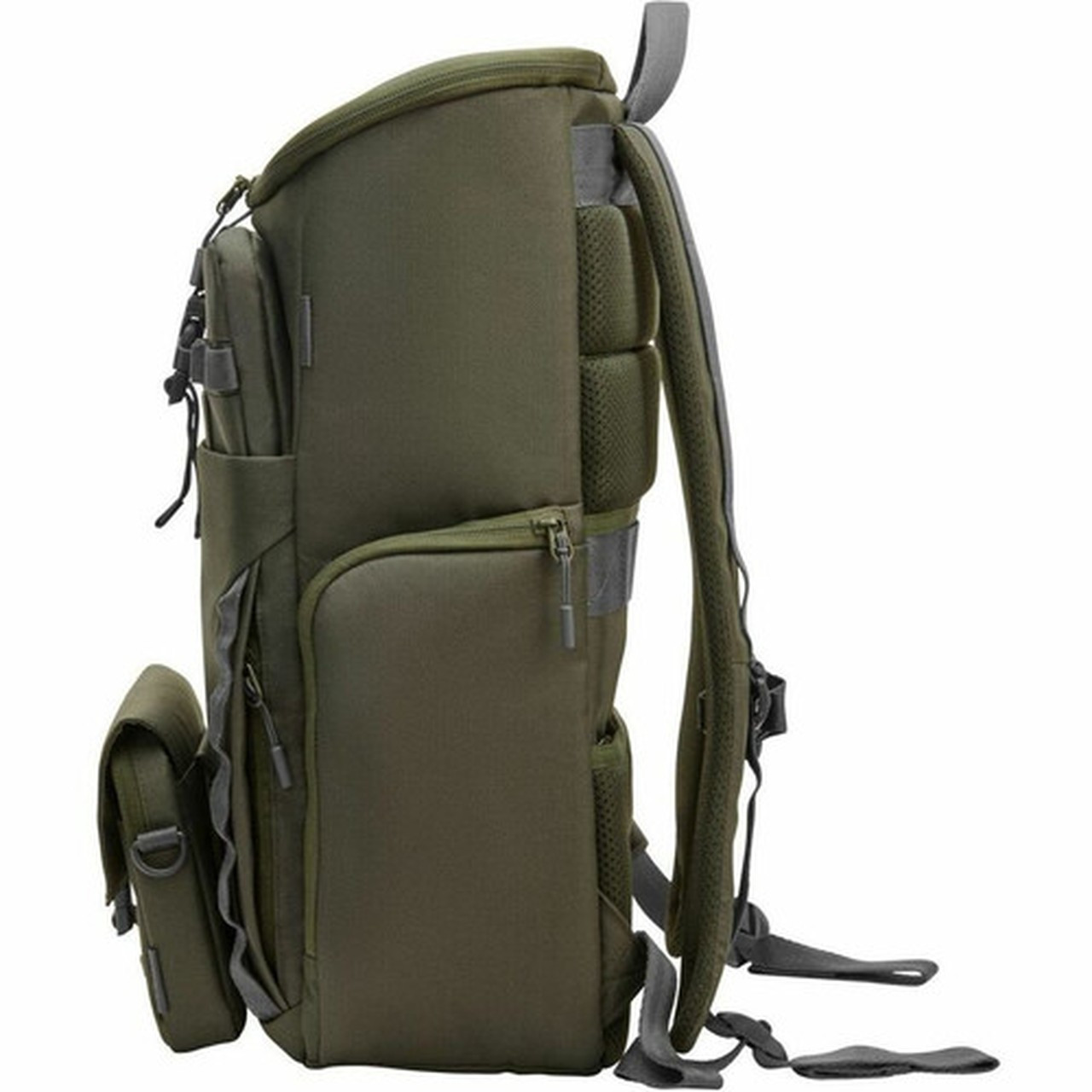HP Carrying Case Backpack for 156 Notebook - Gray Green - Water Resistant RFID Resistant - Plastic Polyethylene Foam Body - - L 9J496AA