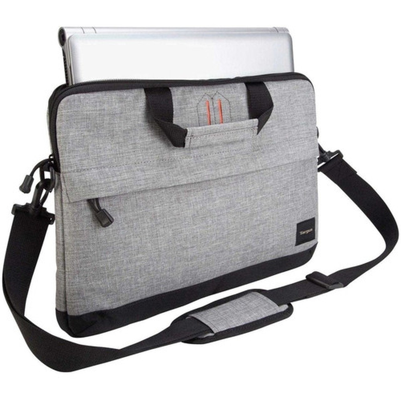 Targus Strata TSS63204US Carrying Case Sleeve for 156 Notebook - Pewter Gray - Damage Resistant Interior - Polyester Body - - 14 TSS63204US