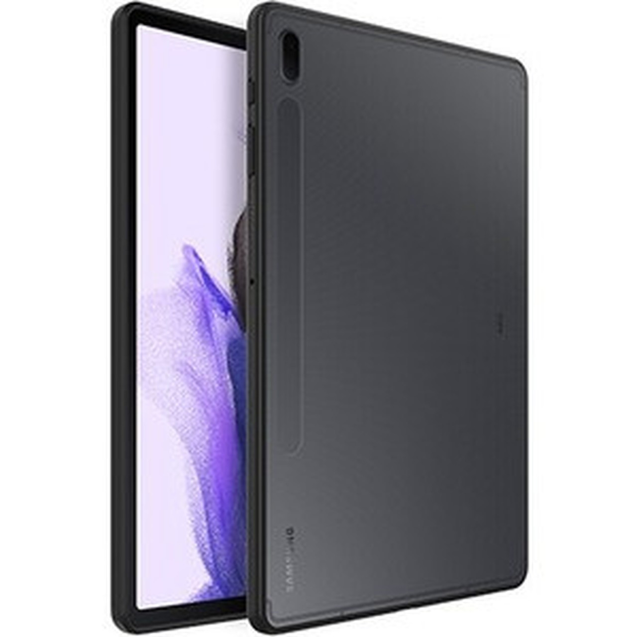 OtterBox Galaxy Tab S7 FE 5G React Series Case - For Samsung Galaxy Tab S7 FE 5G Tablet - Black Crystal ClearBlack - Soft-touch - - 77-84977