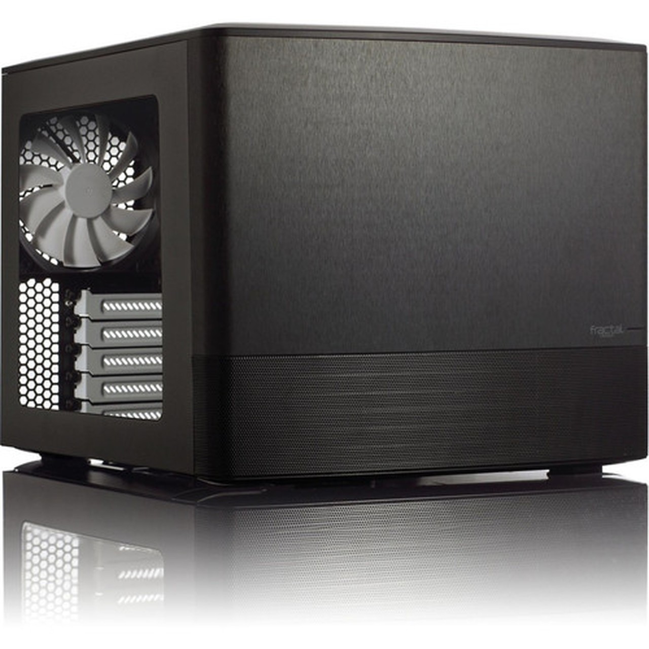Fractal Design Node 804 Computer Case - Cube - Black - Aluminum - 12 x Bay - 3 x 472 120 mm x Fans Installed - Micro ATX Mini - FD-CA-NODE-804-BL-W