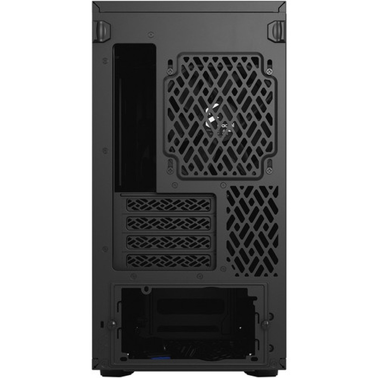 Fractal Design Define 7 Mini Computer Case - Tower - Black Solid - Steel Brushed Aluminum - 6 x Bay - 2 x 472 120 mm x Fans - 0 FD-C-DEF7M-01