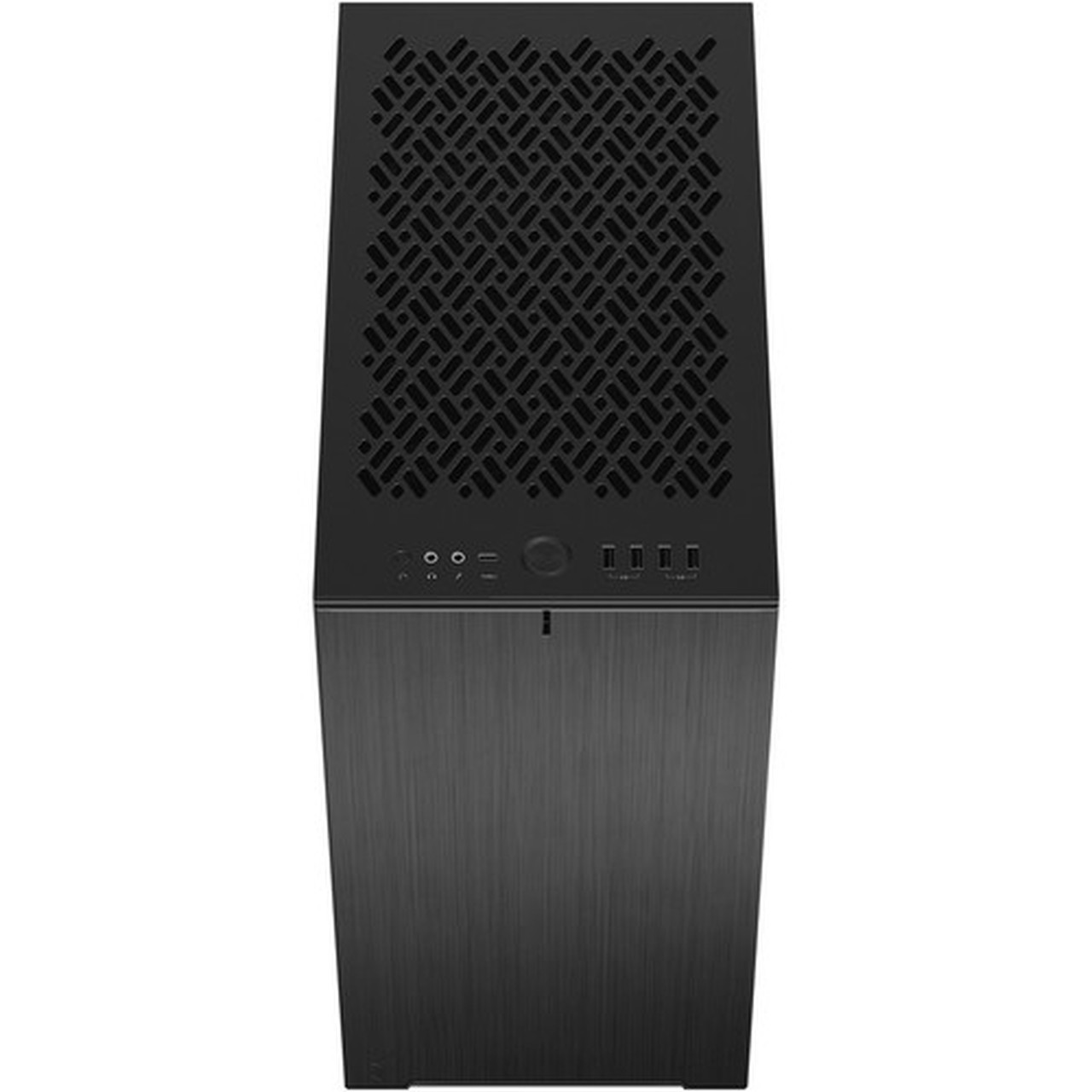 Fractal Design Define 7 Mini Computer Case - Tower - Black Solid - Steel Brushed Aluminum - 6 x Bay - 2 x 472 120 mm x Fans - 0 FD-C-DEF7M-01