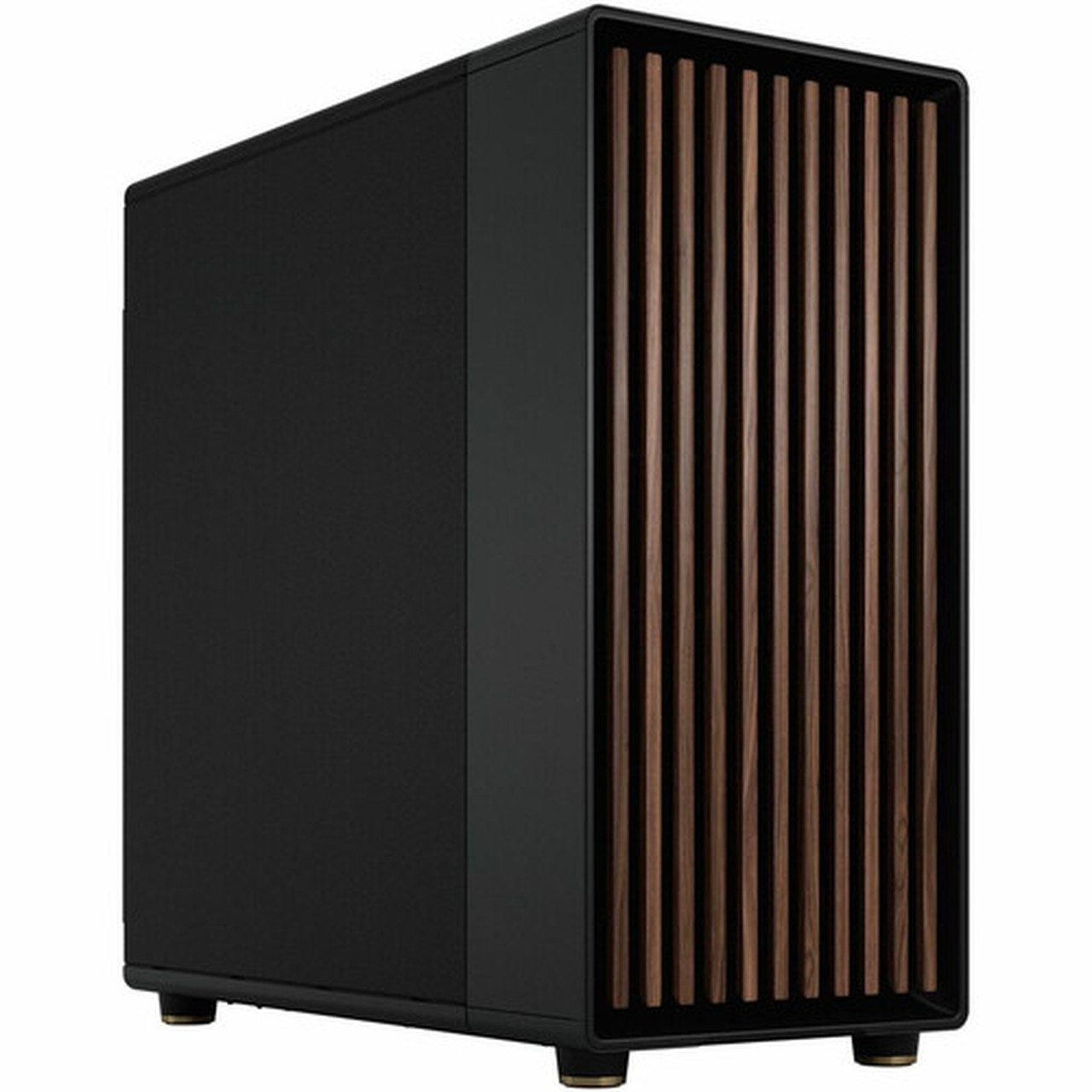Fractal Design North XL Gaming Computer Case - Charcoal Black - Mesh Steel - 3 x 551 140 mm x Fans Installed - EATX ATX Micro FD-C-NOR1X-01
