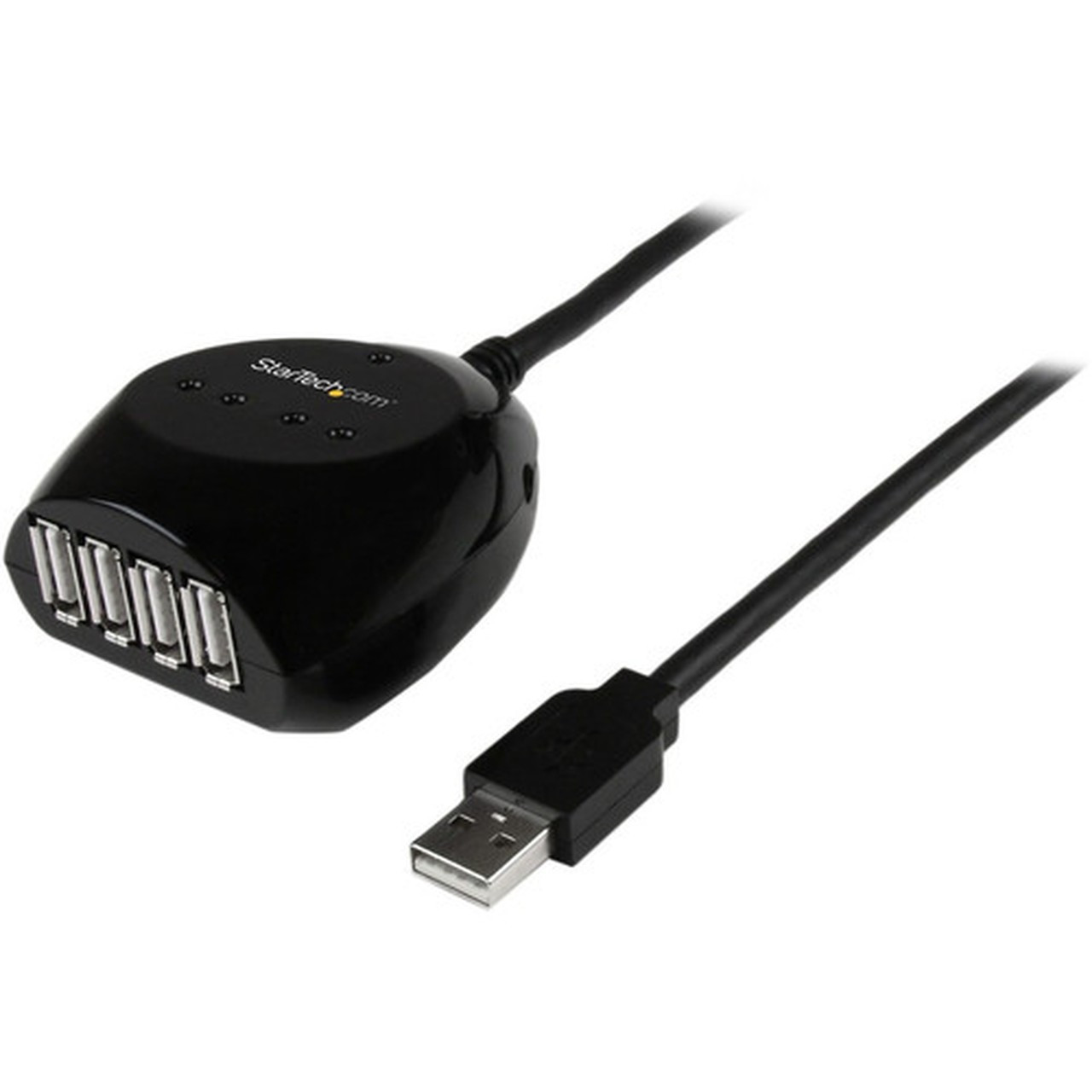 StarTechcom 15m USB 20 Active Cable with 4 Port Hub - Connect 4 USB 20 devices up to 15-meters away from your computer - 4 Port USB USB2EXT4P15M