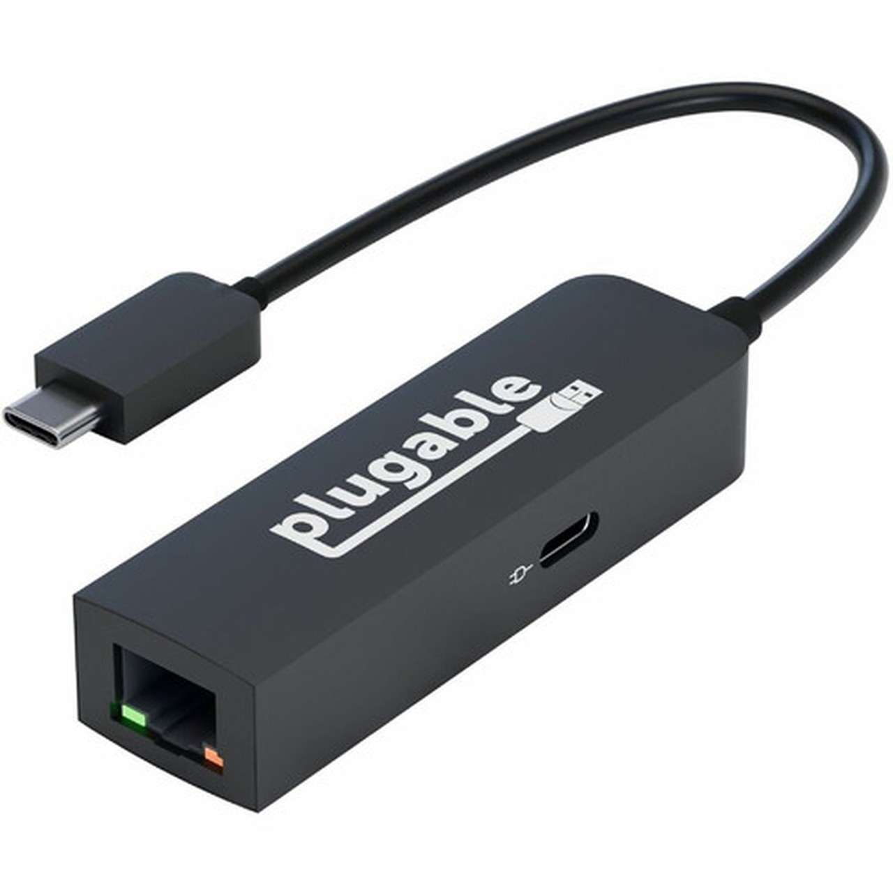 Plugable USB C to Ethernet Adapter 25Gb with 100W USB-C PD Charging 25 Gigabit Type C USB Ethernet Adapter - for Windows MacBook USBC-E2500PD