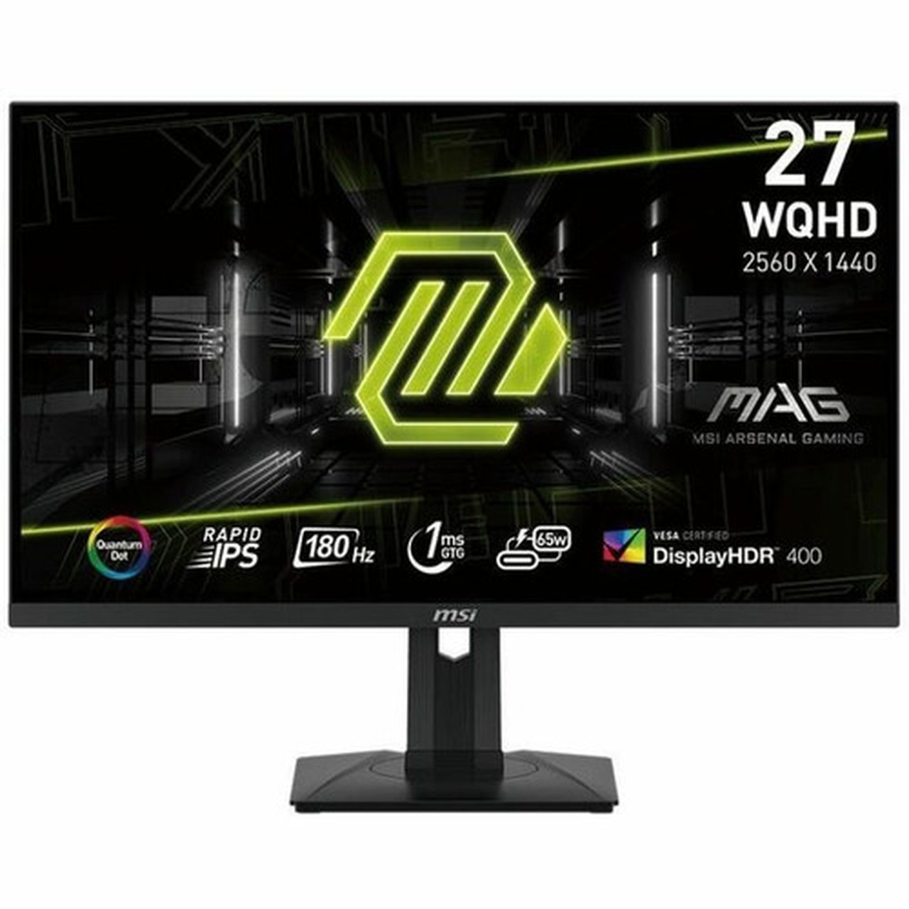 MSI MAG274QRF QD E2 27 Class WQHD Gaming LCD Monitor - 169 - Black - 27 Viewable - Rapid IPS - 2560 x 1440 - 107 Billion Colors - MAG274QRFQDE2