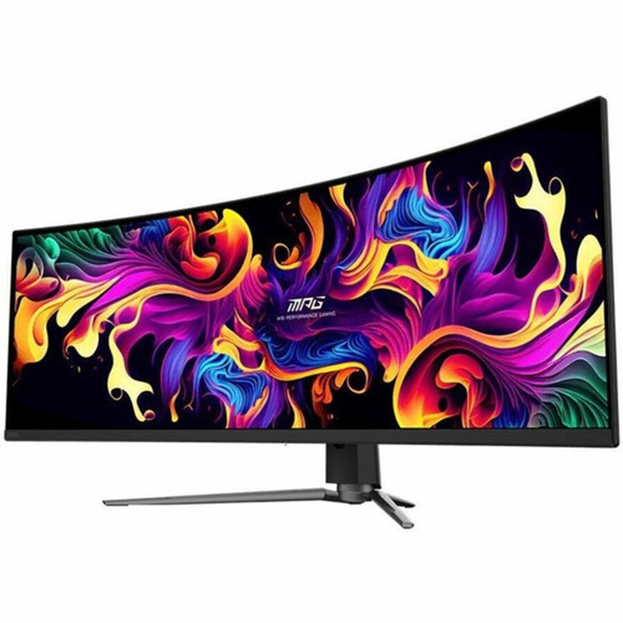 MSI MPG 491CQP QD-OLED 49 Class Dual Quad HD DQHD Curved Screen Gaming OLED Monitor - 329 - Metallic Black - 49 Viewable - OLED - MPG491CQPQDOLED