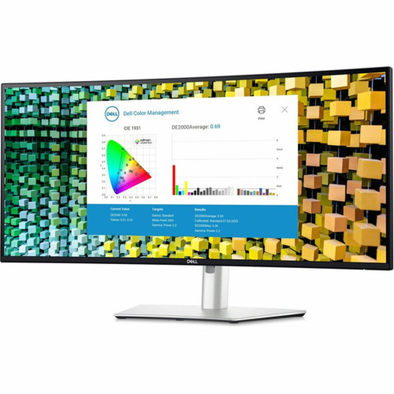 Dell UltraSharp U3425WE 34 Class UW-QHD Curved Screen LED Monitor - 219 - Black Silver - 341 Viewable - In-plane Switching IPS DELL-U3425WE