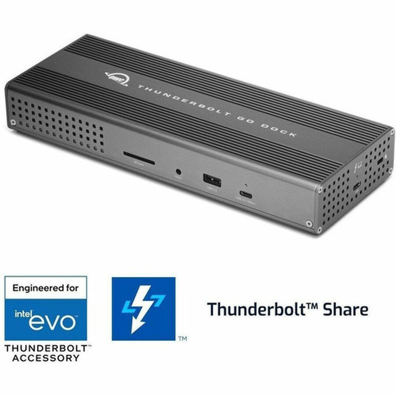 OWC Docking Station - for Desktop PCNotebookMonitorSmartphoneTabletWorkstationKeyboardMouseHeadphoneSpeaker - Charging - Card OWCTB4DKG11P