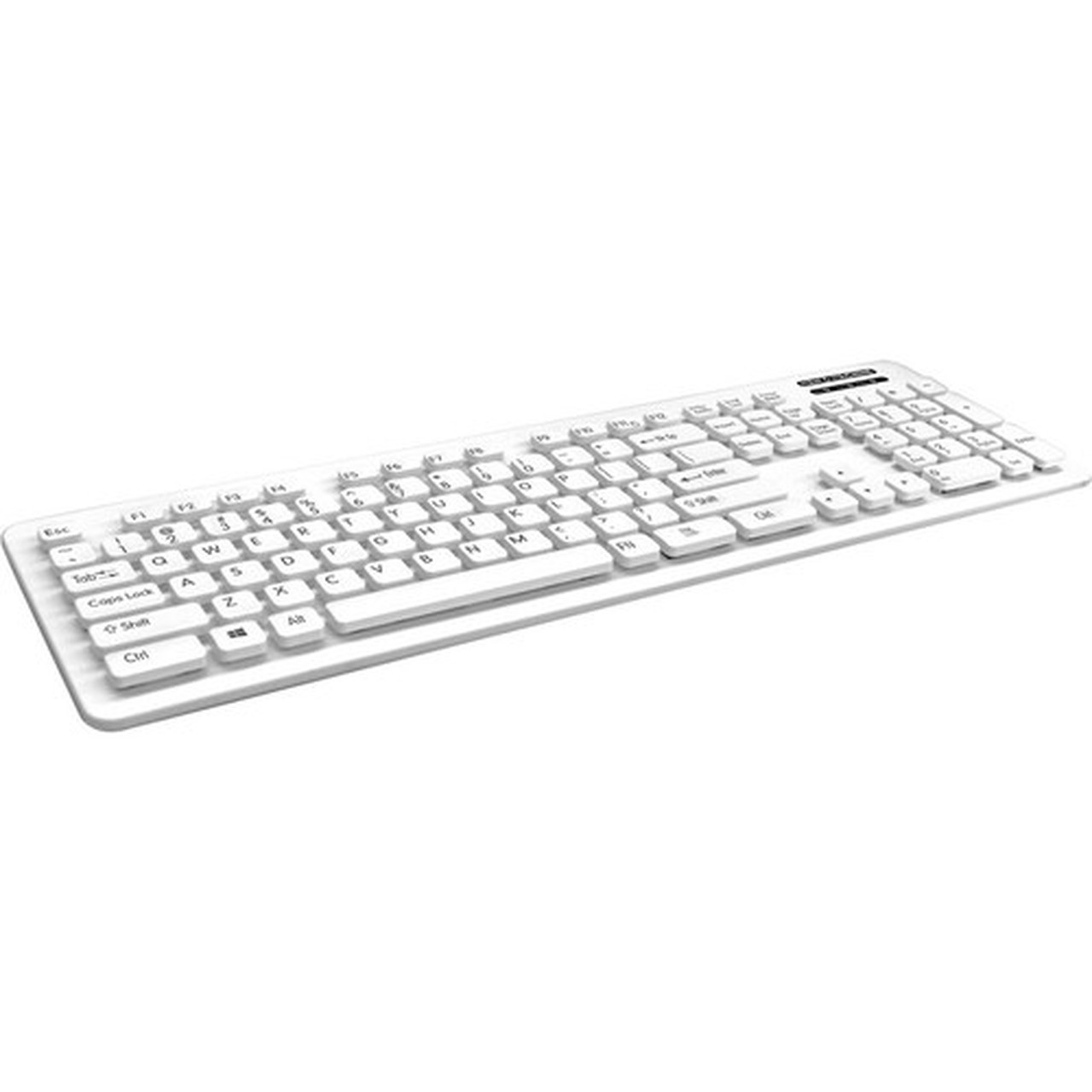Man  Machine L Cool Keyboard - Cable Connectivity - USB Interface - English US - Windows Linux Mac - White LCOOLW7