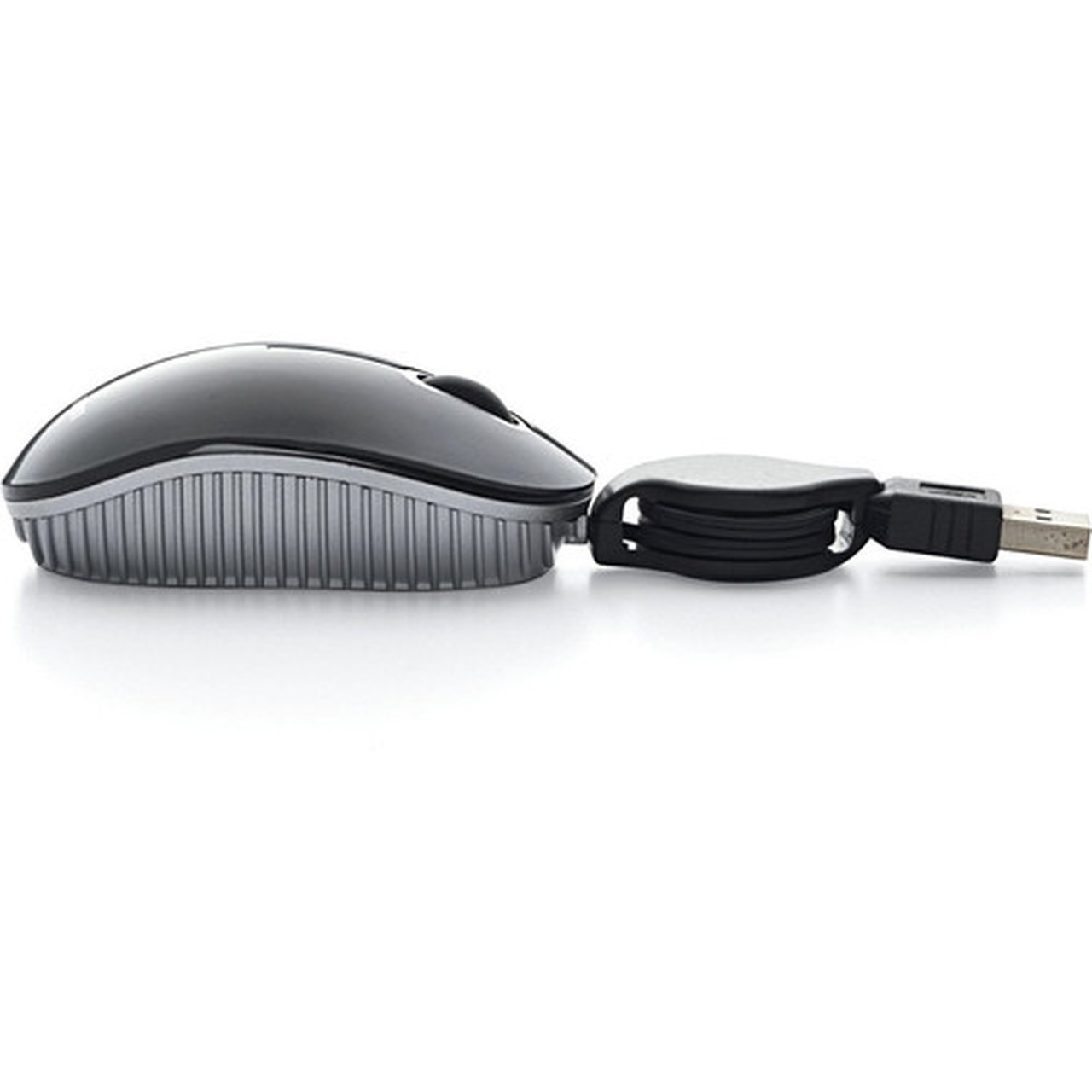Verbatim Mini Travel Optical Mouse Commuter Series - Black - Optical - Cable - Black - 1 Pack - USB - Scroll Wheel - 3 Buttons 98113