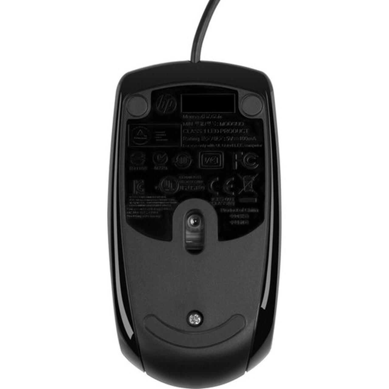 HP X500 Wired Mouse - Optical - Cable - USB - Scroll Wheel - 3 Buttons - Symmetrical E5E76AAABA