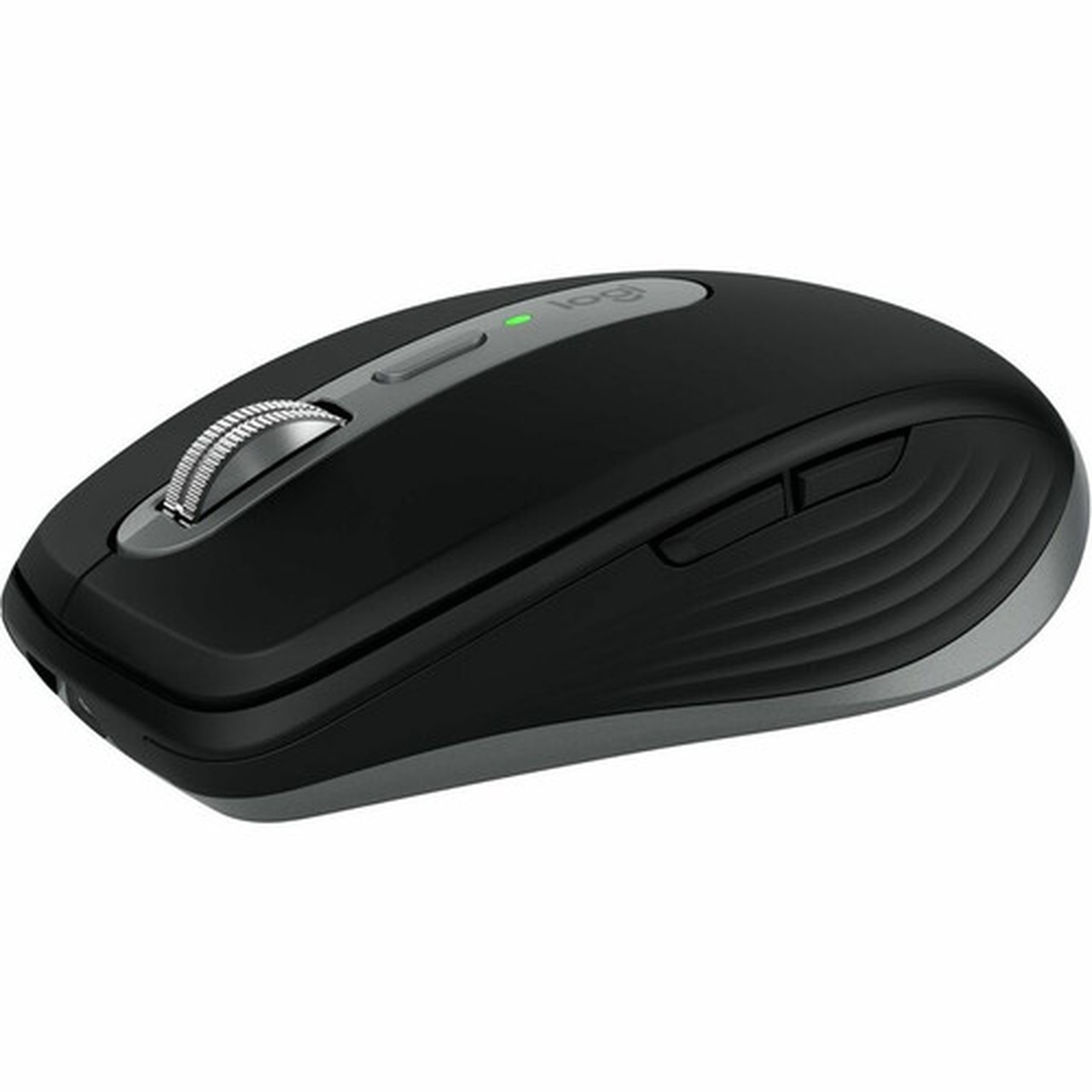 Logitech MX Anywhere 3S Mouse - Darkfield - Wireless - Bluetooth - Rechargeable - Space Gray - 8000 dpi - Scroll Wheel - 6 Buttons 910-006945