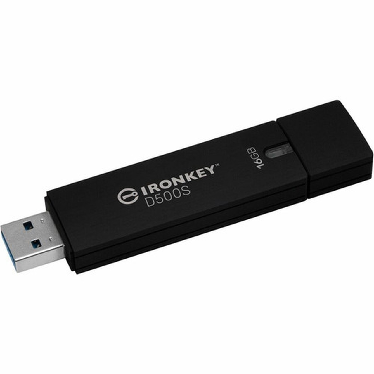 IronKey D500S 16GB USB 32 Gen 1 Type A Flash Drive - 16 GB - USB 32 Gen 1 Type A - 260 MBs Read Speed - 190 MBs Write Speed - IKD500S16GB