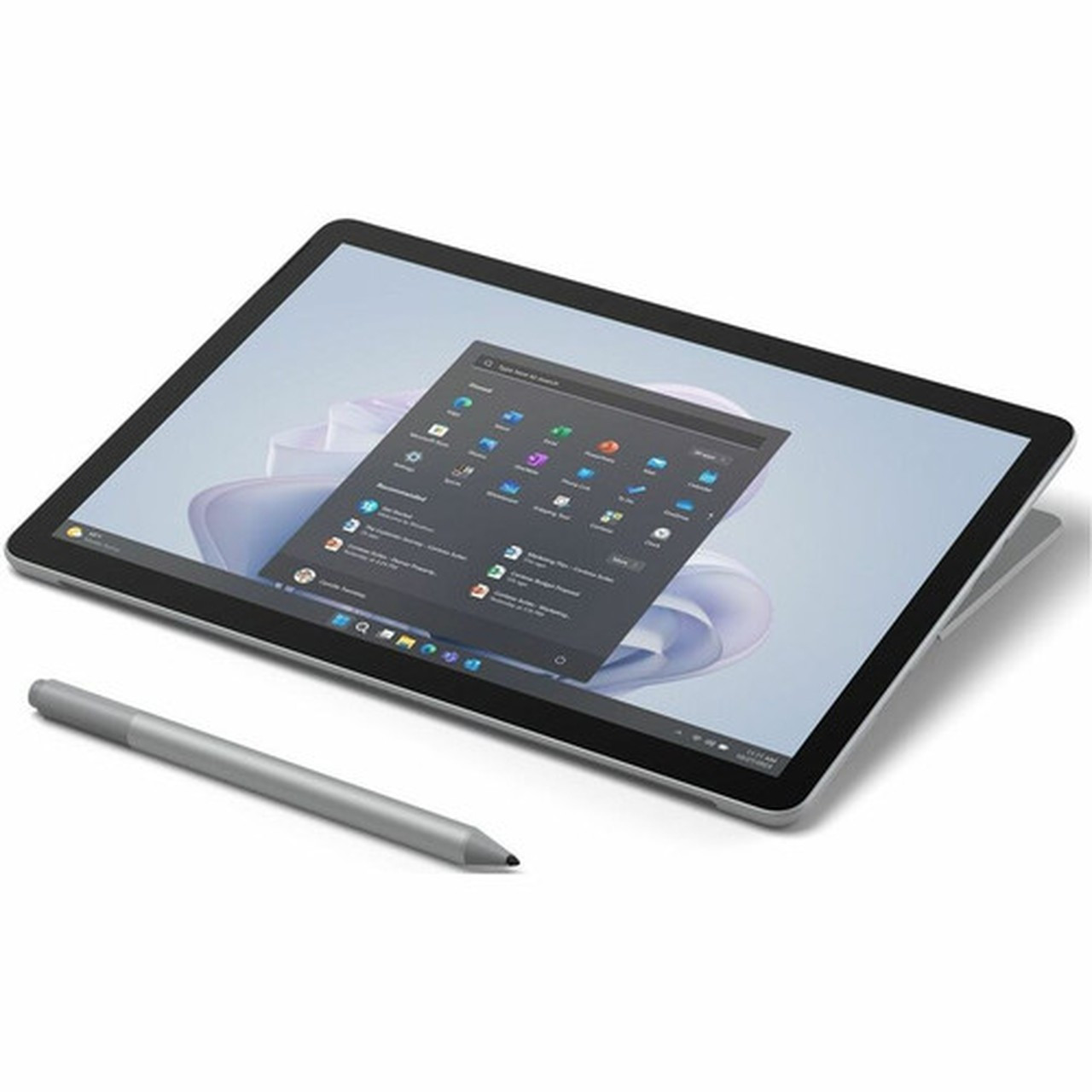 Microsoft Surface Go 4 Tablet - 105 - 8 GB - 256 GB Storage - Windows 11 - Platinum - Quad-core 4 Core N200 - microSDXC Supported XIG-00001