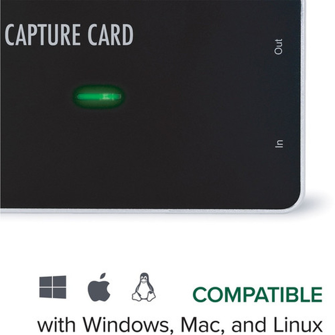 Plugable Performance NIX Video Game Capture Card 1080P 60FPS USB C  USB 30 and HDMI Passthrough for Monitor - Compatible with OBS - USBC-CAP60