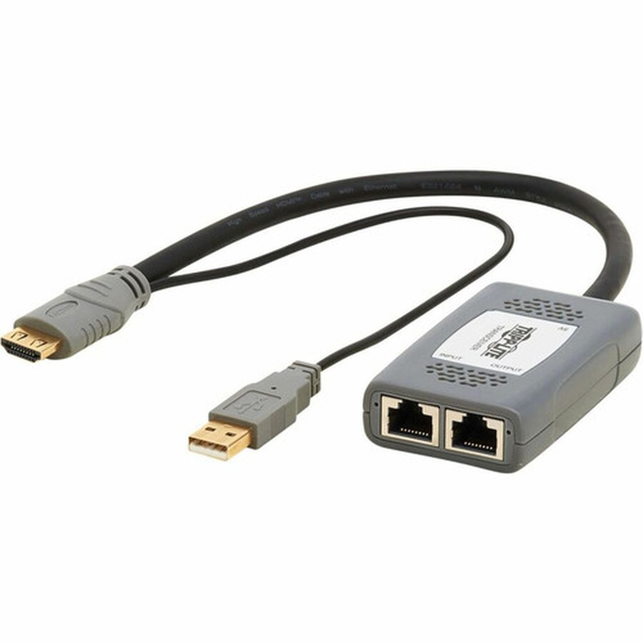 Tripp Lite by Eaton B127U-110-PH Video Extender Receiver - 1 Output Device - 22999 ft 70100 mm Range - 3 x Network RJ-45 - 2 x - B127U-110-PH