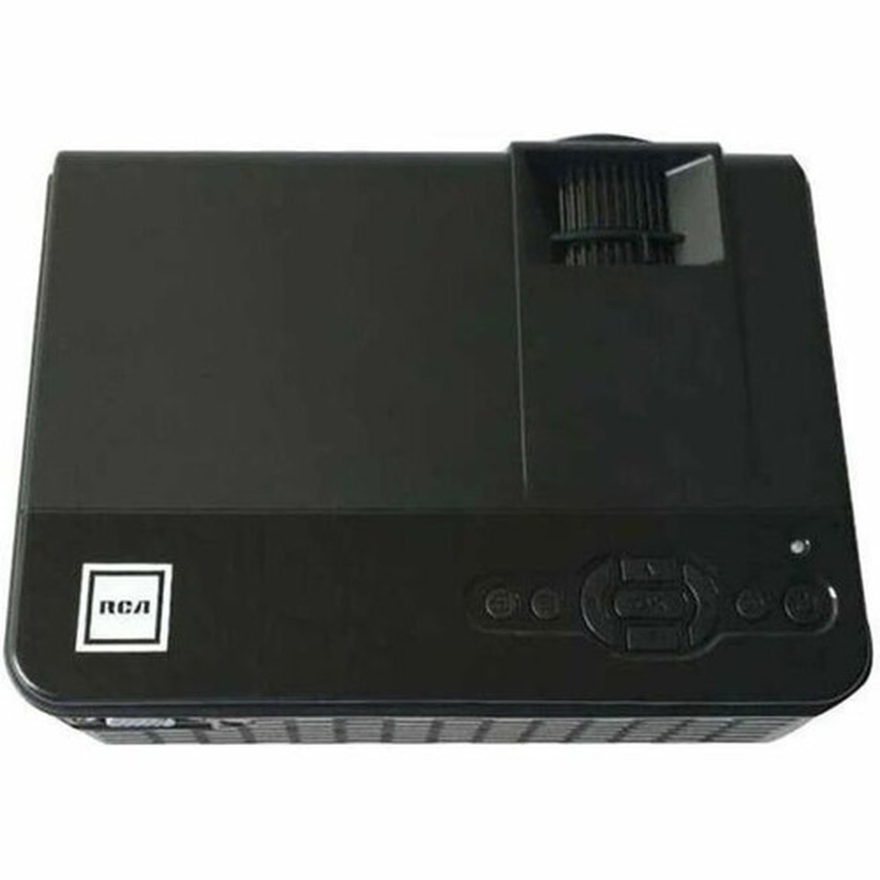 RCA RPJ107 LCD Projector - Ceiling Mountable Wall Mountable Portable - Black - 800 x 480 - Front Ceiling - 1080p - 50000 Hour Mode RPJ107-BLACK