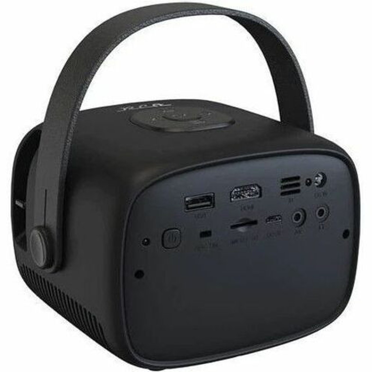 RCA RPJ264 LCD Projector - Portable - Black - 800 x 480 - Front - 1080p - 30000 Hour Normal Mode - WVGA - 3001 - 40 lm - HDMI - USB - RPJ264-BLACK