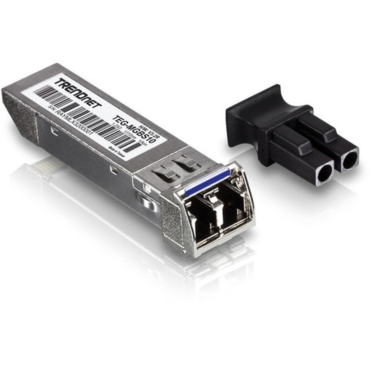 TRENDnet SFP to RJ45 Mini-GBIC Single-Mode LC Module TEG-MGBS10 For Single Mode Fiber Distances up to 10km 62 Miles Gigabit SFP TEG-MGBS10