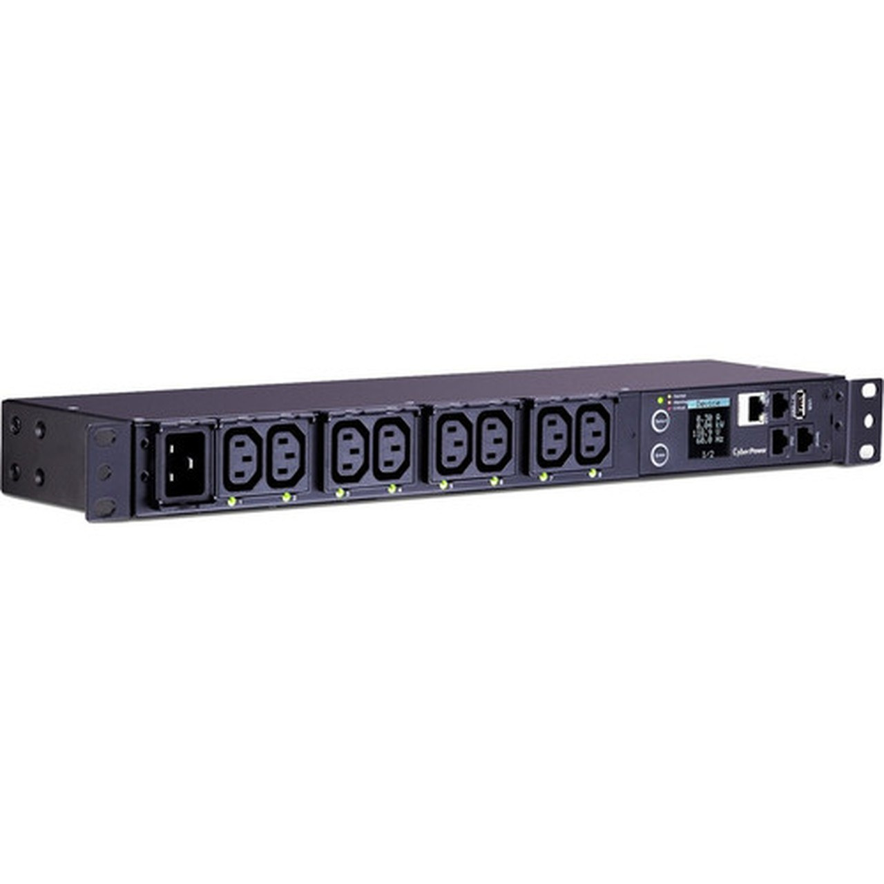 CyberPower PDU81006 8-Outlet PDU - NEMA L6-20P - 8 x IEC 60320 C13 - 230 V AC - Network RJ-45 - 1U - Rack-mountable PDU81006