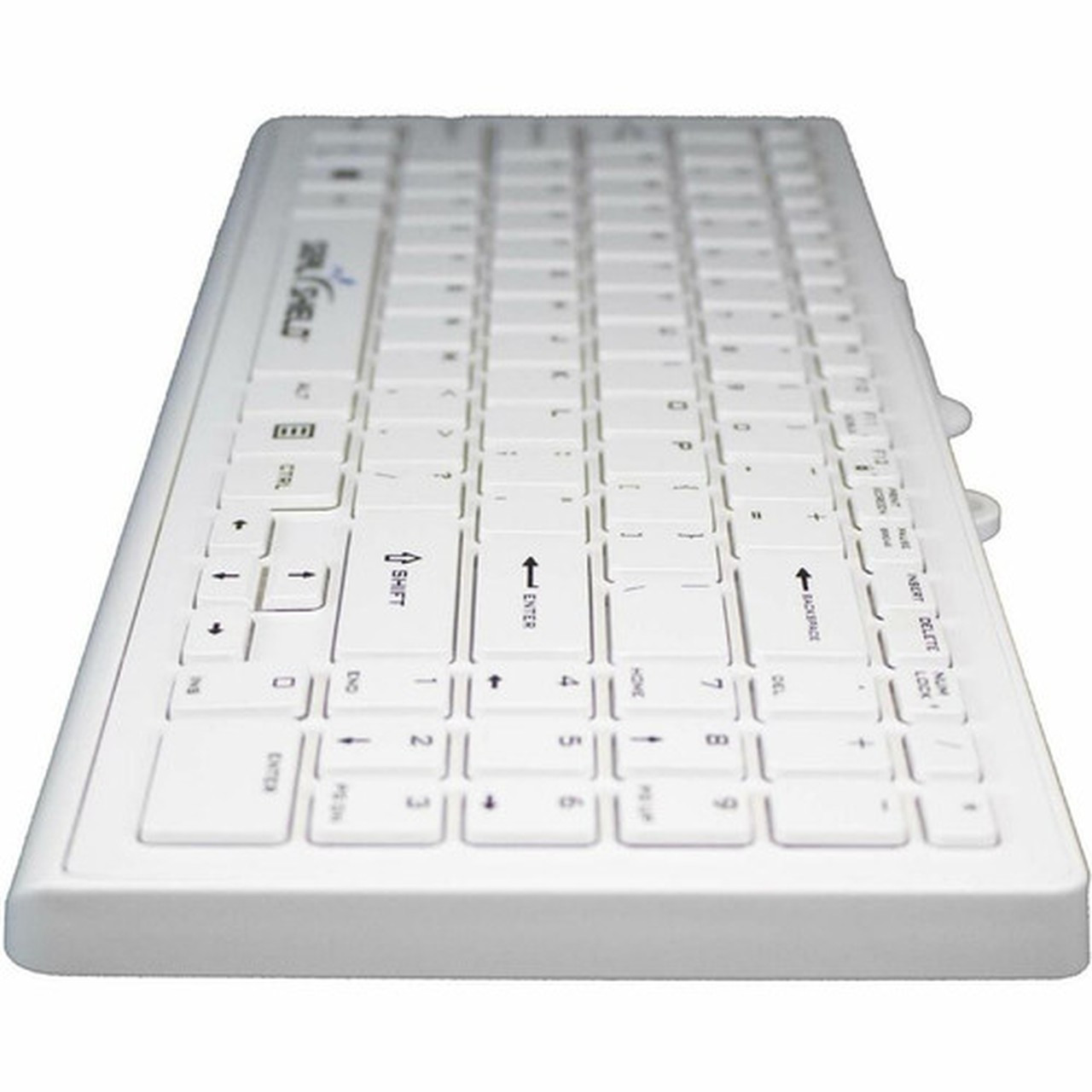 Seal Shield Cleanwipe Keyboard - Cable Connectivity - USB 30 Interface - LED - English US - PC - Scissors Keyswitch - White SSWKSV101PRO