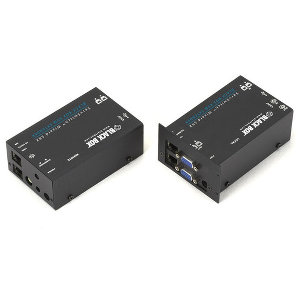 Black Box ServSwitch Wizard USB SRX KVM Extenders Dual-Video USB Audio and RS-232 - 1 Computers - 1 Local Users - 1 Remote - - ACU5052A