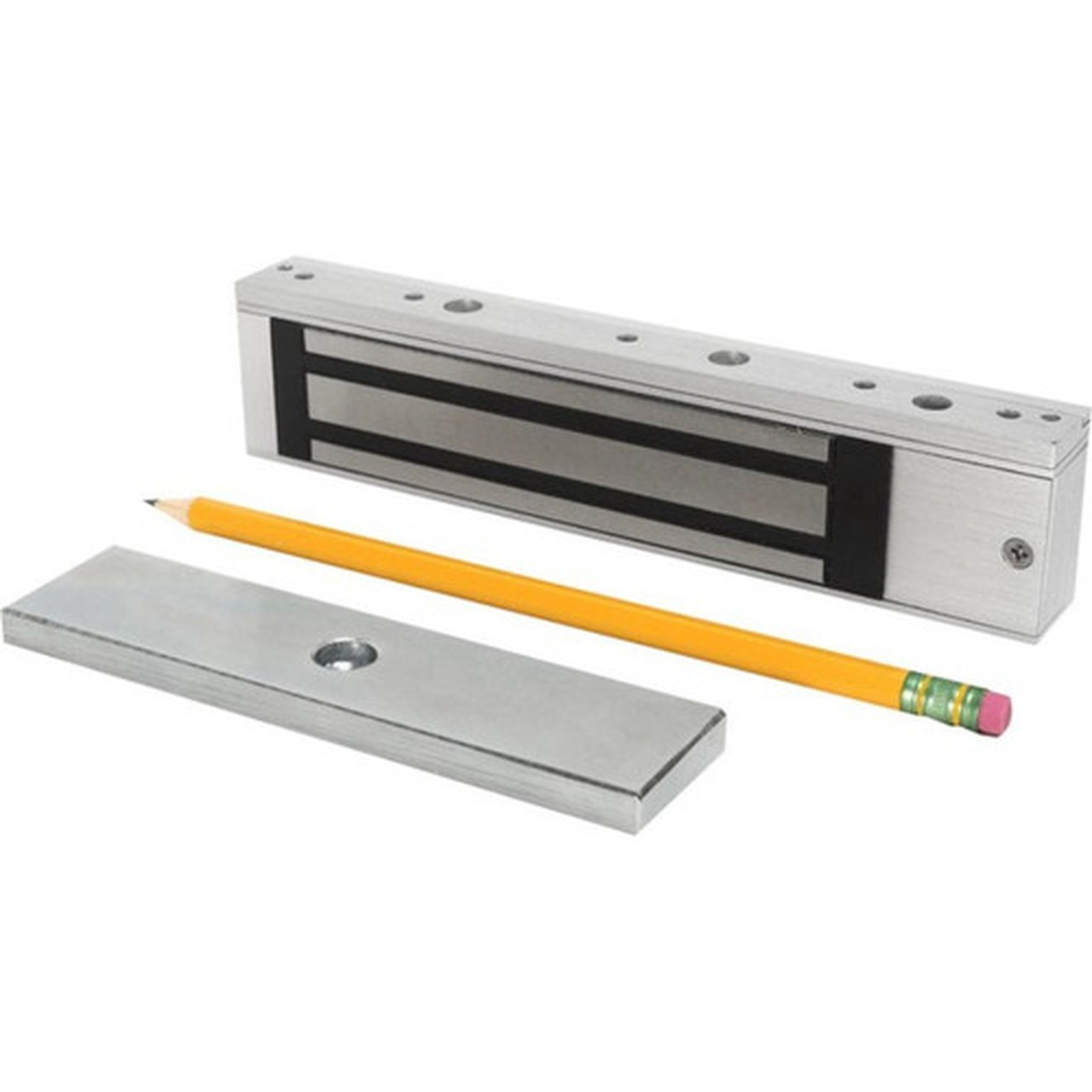 SDC Excel E300 Micro Cabinet Lock - 12 V DC 24 V DC - 13608 kg Holding Force - Anodized Aluminum E300