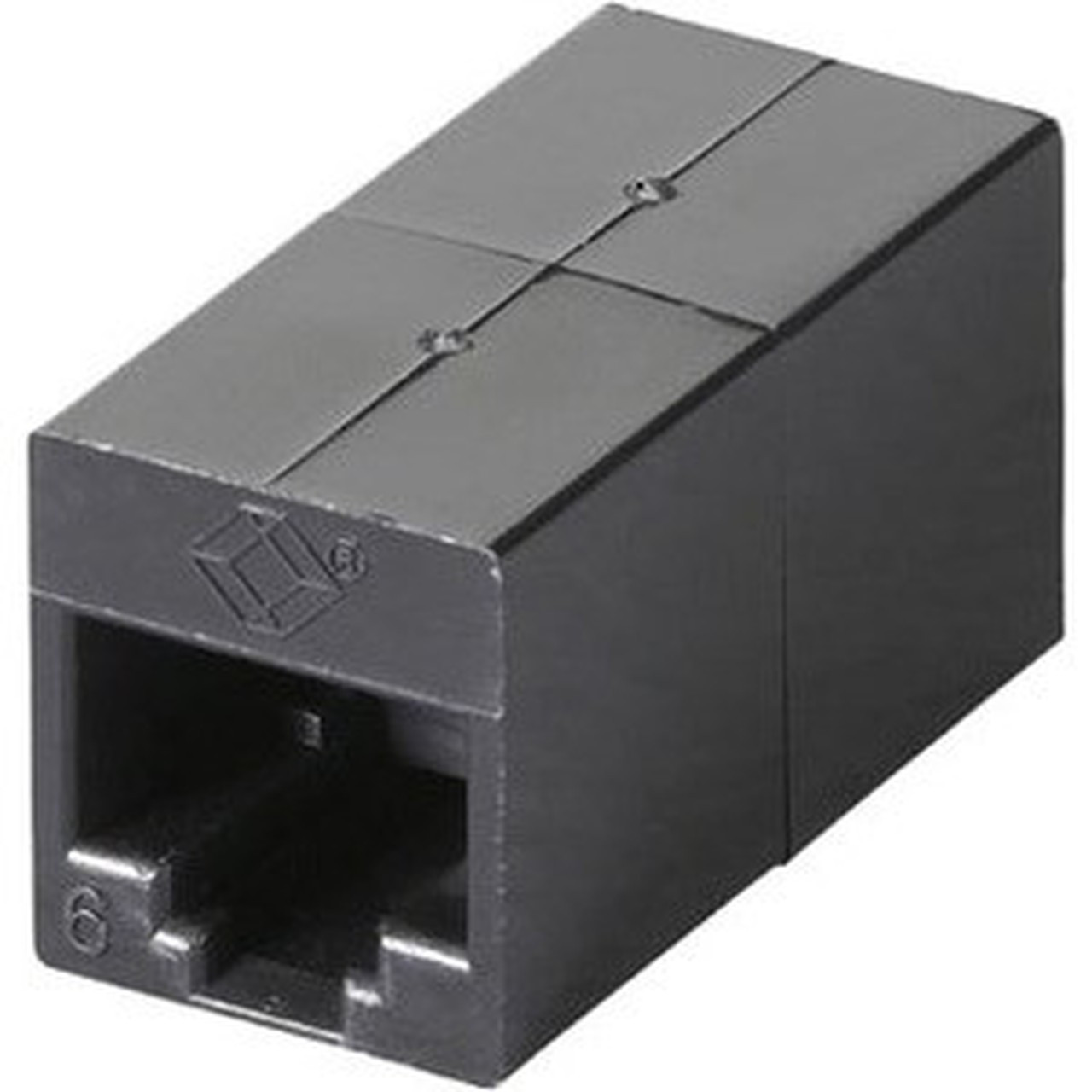 Black Box Cat6 Coupler - Unhielded Straight-Pin Office Black 10-Pack - 10 Pack - 1 x RJ-45 Network Female - 1 x RJ-45 Network - - FM609-10PAK