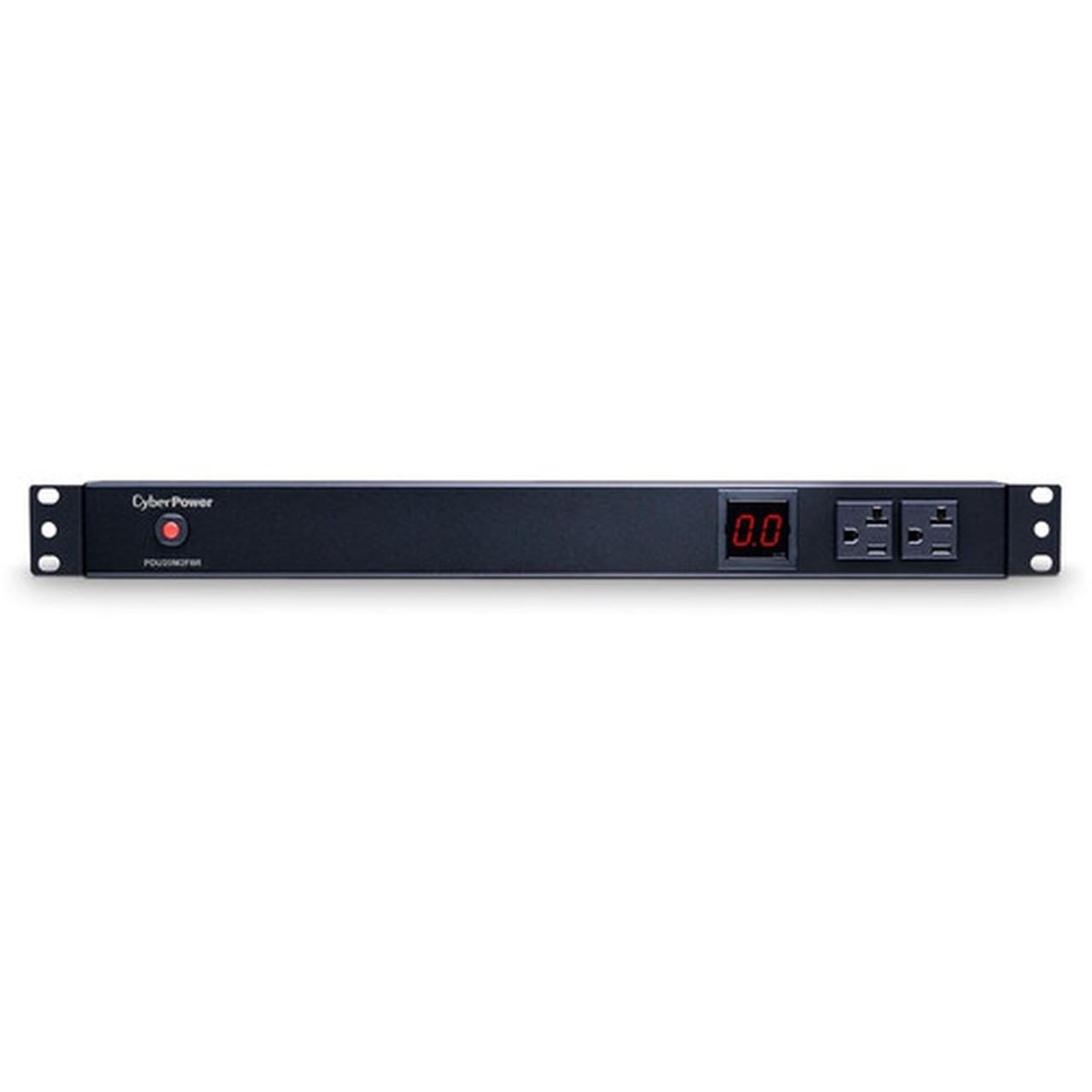 CyberPower Metered PDU20M2F8R 10-Outlets PDU - Metered - NEMA 5-20P - 10 x NEMA 5-20R - 120 V AC - 1U - Vertical - Rack-mountable PDU20M2F8R