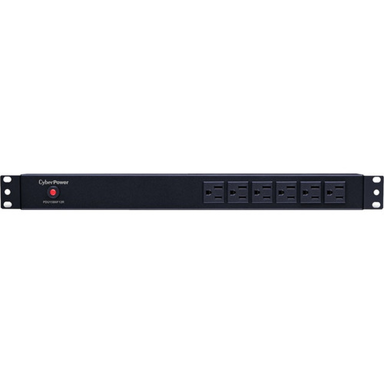 CyberPower PDU15B6F12R 18-Outlets PDU - Basic - NEMA 5-15P - 18 x NEMA 5-15R - 120 V AC - 1U - Vertical - Rack-mountable PDU15B6F12R