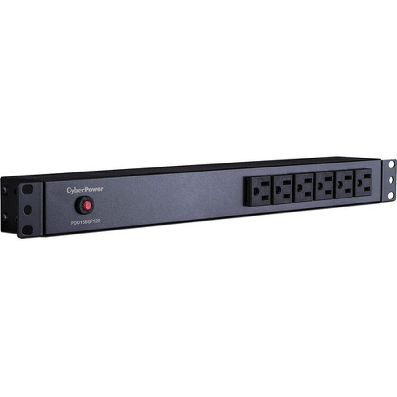 CyberPower PDU15B6F12R 18-Outlets PDU - Basic - NEMA 5-15P - 18 x NEMA 5-15R - 120 V AC - 1U - Vertical - Rack-mountable PDU15B6F12R