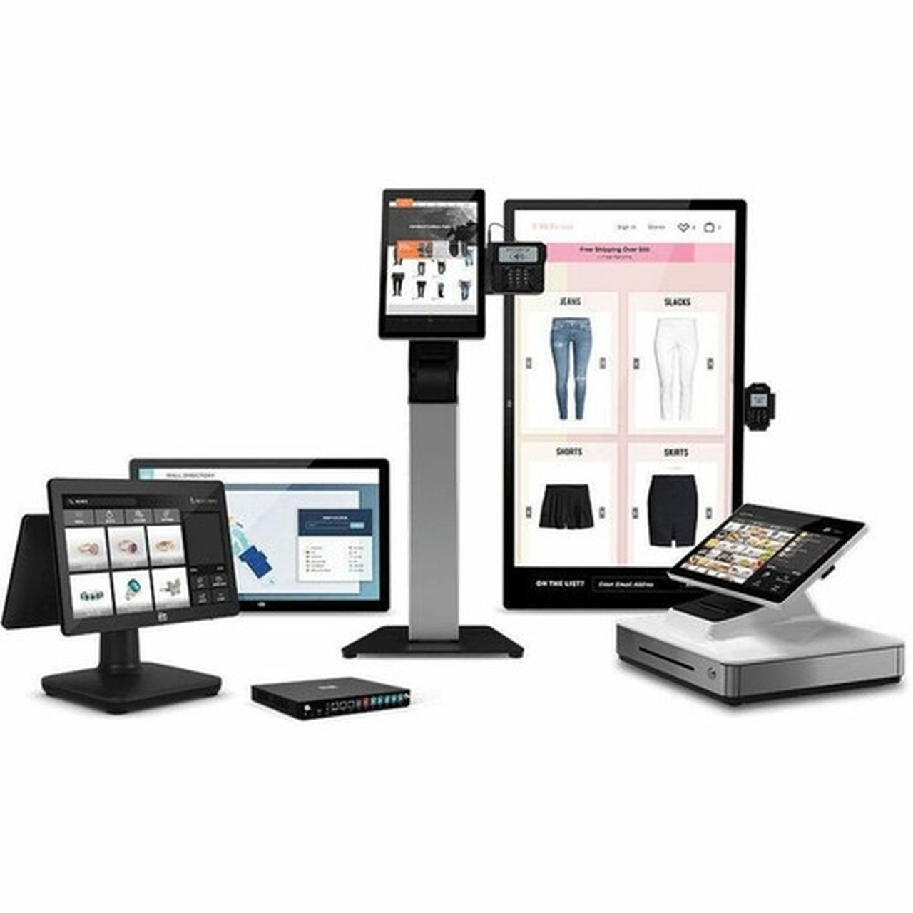 Elo EloPOS POS Terminal - Intel Core i3 320 GHz - 8 GB DDR4 SDRAM - 128 GB SSD - Windows 10 E944068