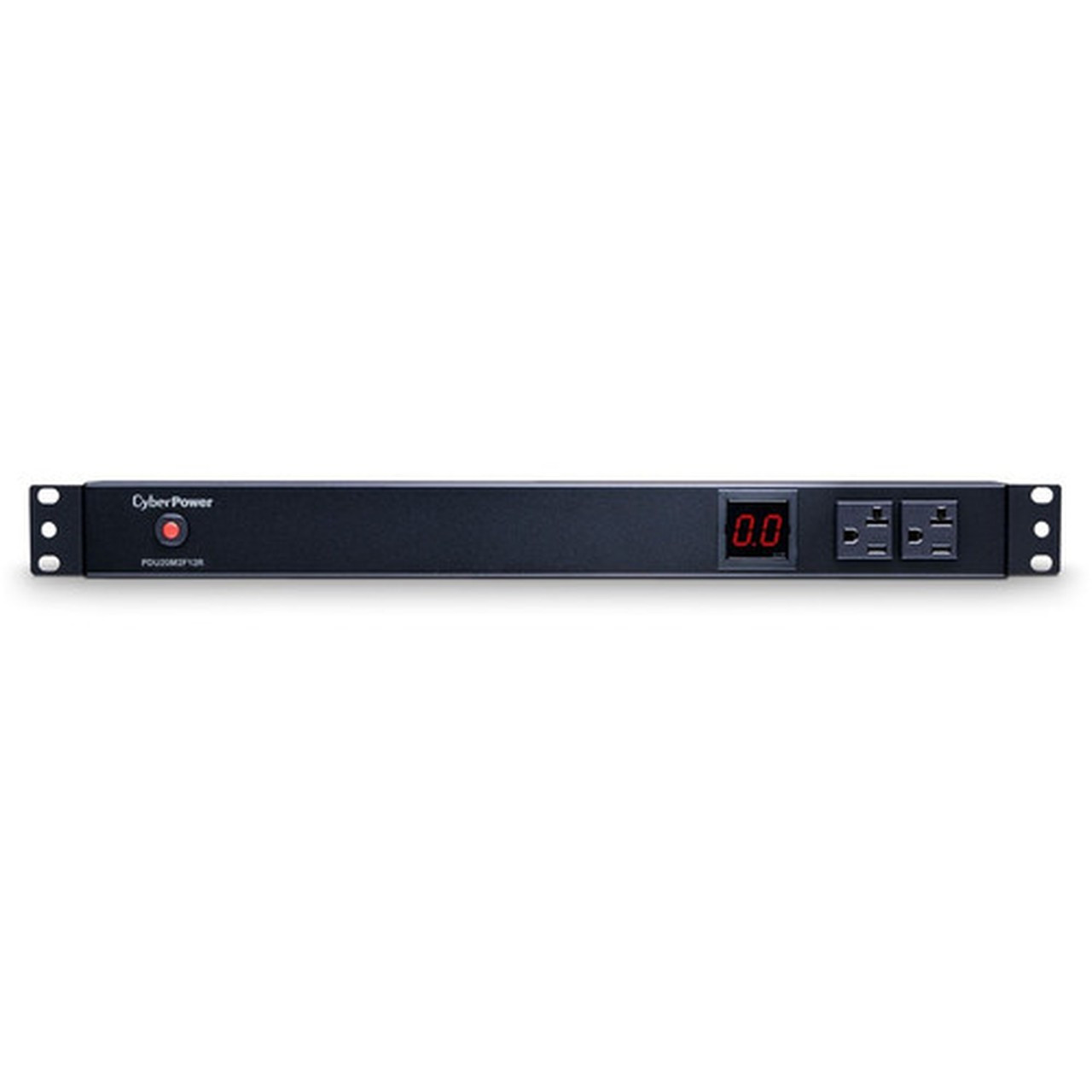 CyberPower Metered PDU20M2F12R 14-Outlets PDU - Metered - NEMA 5-20P - 14 x NEMA 5-20R - 120 V AC - 1U - Vertical - Rack-mountable PDU20M2F12R