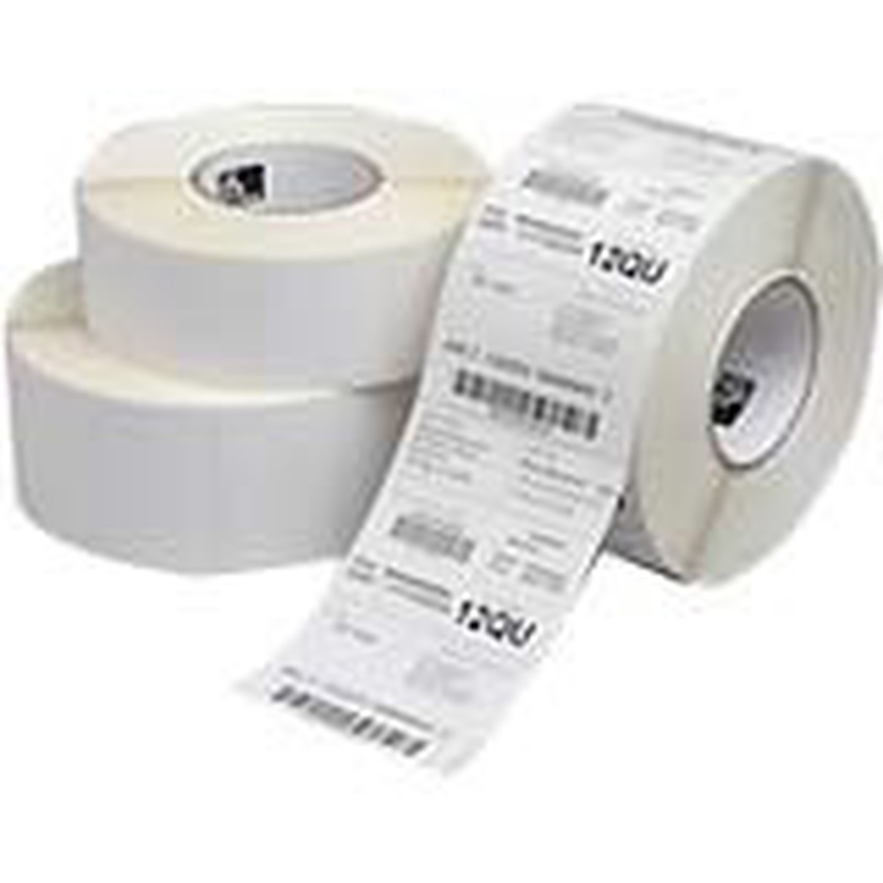 Zebra Z-Ultimate 2000T Thermal Label - 14 Width x 14 Length - Permanent Adhesive - Square - Thermal Transfer - Glossy - White - - 10011965