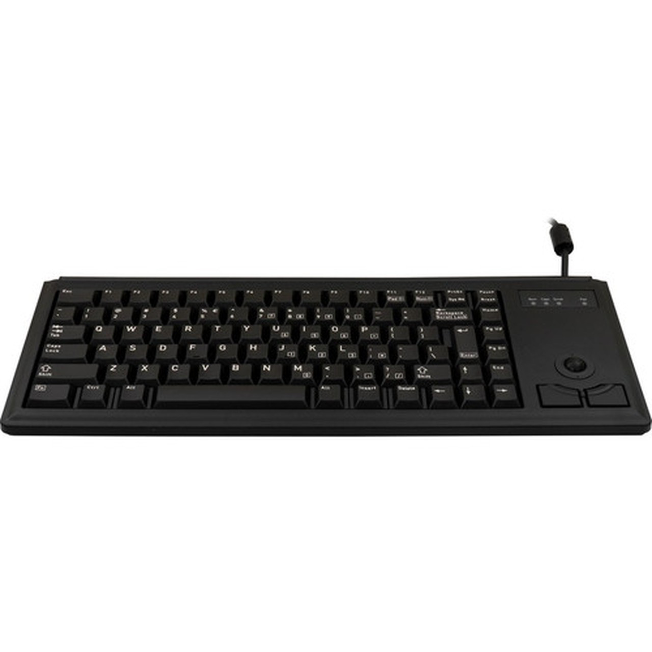 Cherry UltraSlim G84-4420 POS Keyboard - 83 Keys - QWERTY Layout - PS2 - Black G84-4420LPBEU-2