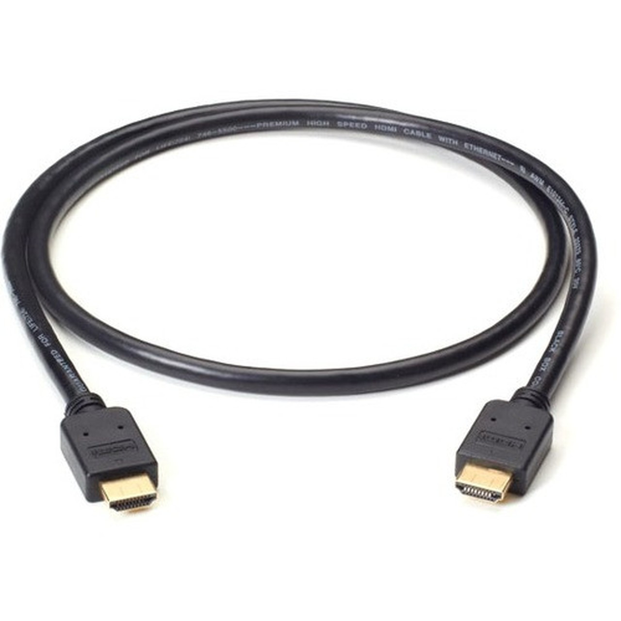 Black Box High-Speed HDMI Cable with Ethernet - Male/Male, (VCB-HDMI-003M)