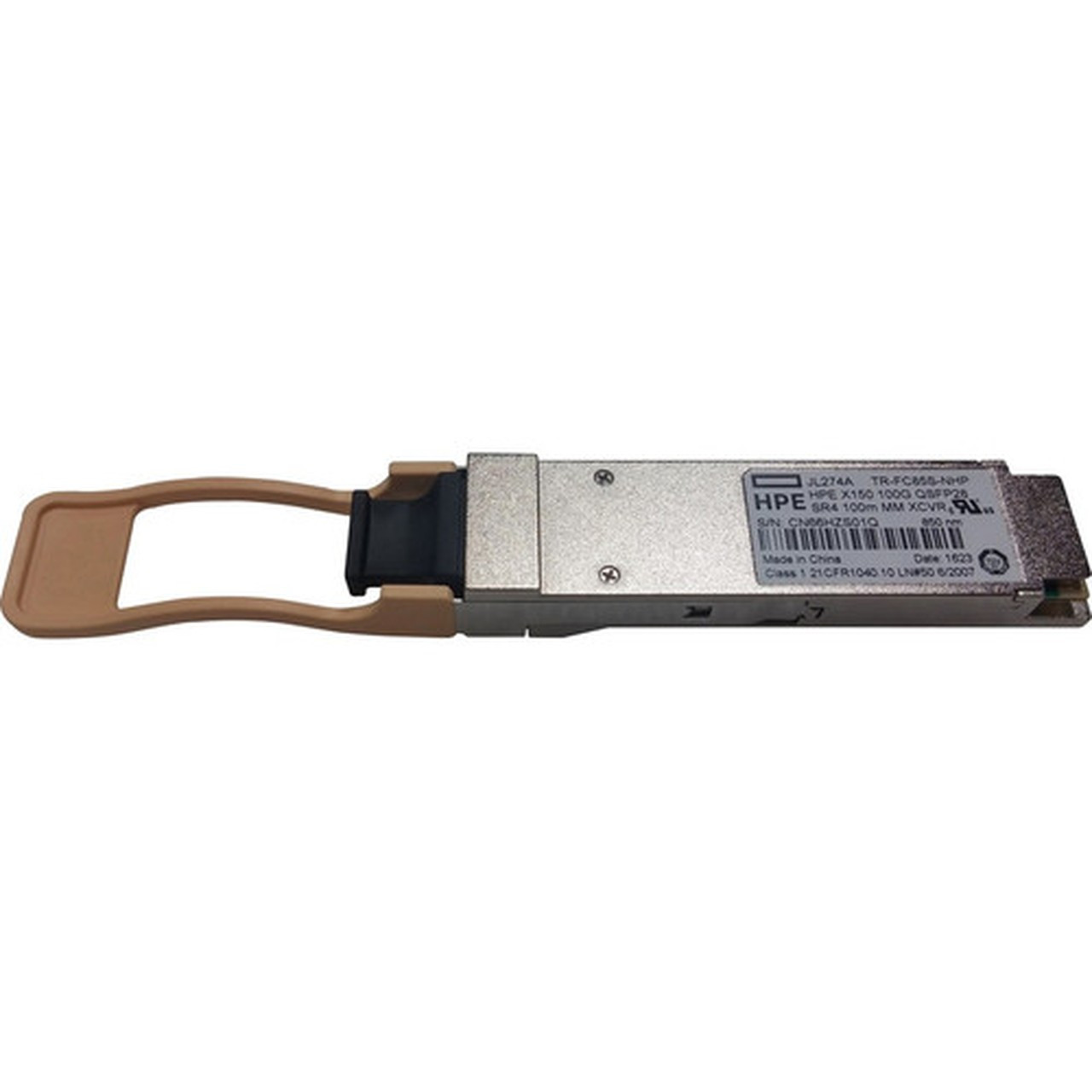 HPE X150 100G QSFP28 MPO SR4 100m MM Transceiver - For Optical Network Data Networking - 1 x MPO 100GBase-SR4 Network100 Gigabit - - JL274A