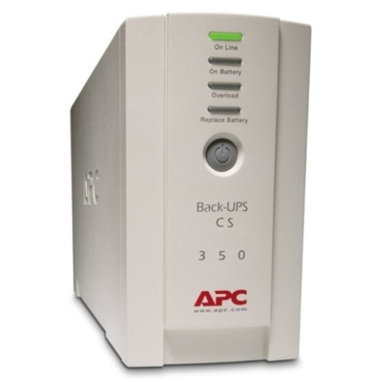 APC BACK-UPS CS 350VA - 350VA210W - 47 Minute Full Load - 3 x IEC 320-C13 1 x IEC 320-C13 - BatterySurge-protected 2 BK350EI
