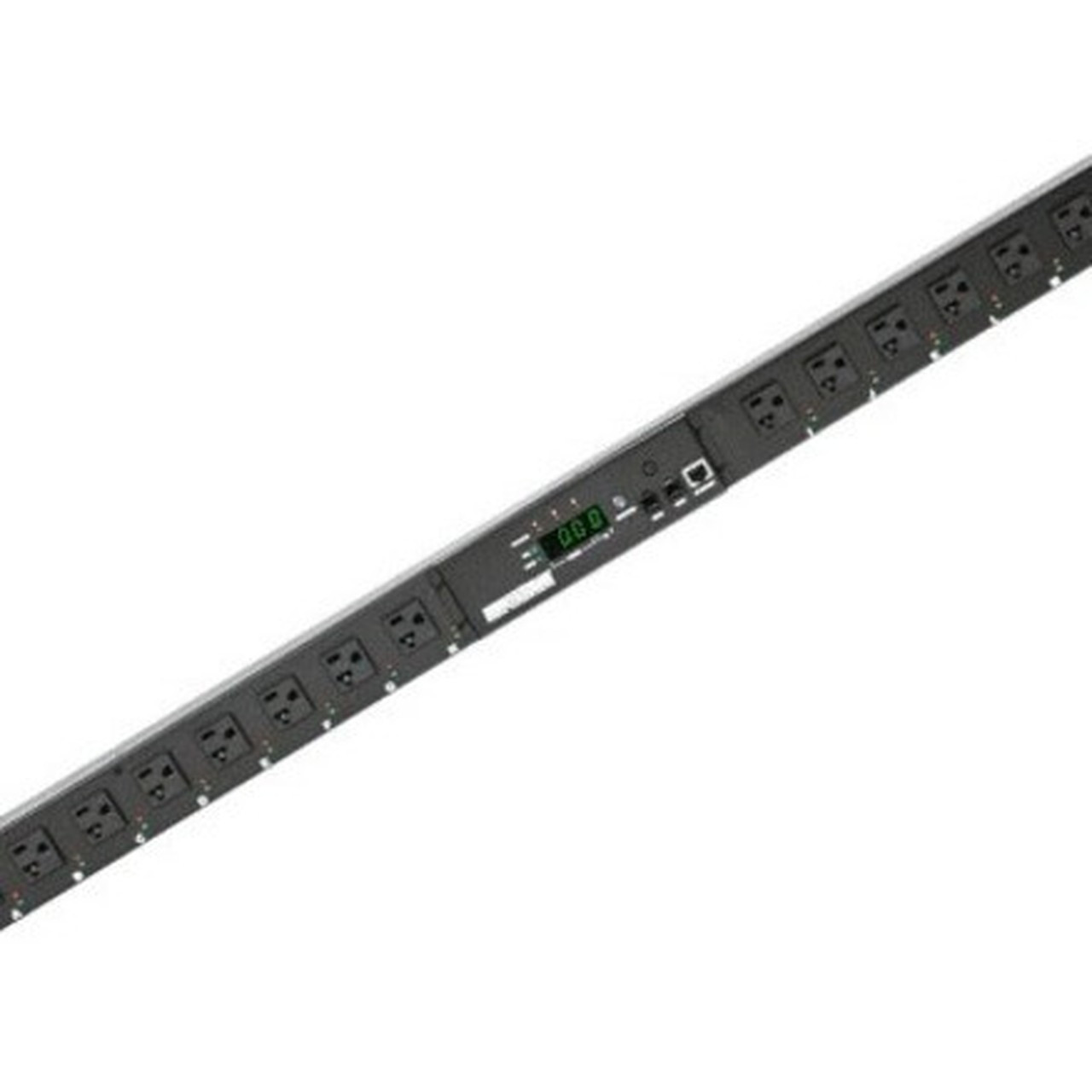 Minuteman RPM1516N1LCD 16-Outlets PDU - Switched - IEC 60320 C20 - 16 x NEMA 5-15R - Network RJ-45 - 0U - Vertical - Rack-mountable RPM1516N1LCD