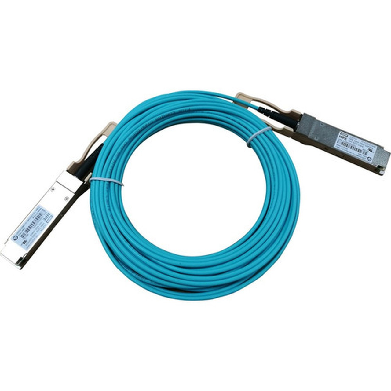 HPE X2A0 100G QSFP28 to QSFP28 10-m Active Optical Cable - 328 ft Fiber Optic Network Cable for Network Device Switch - First End 1 JL277A