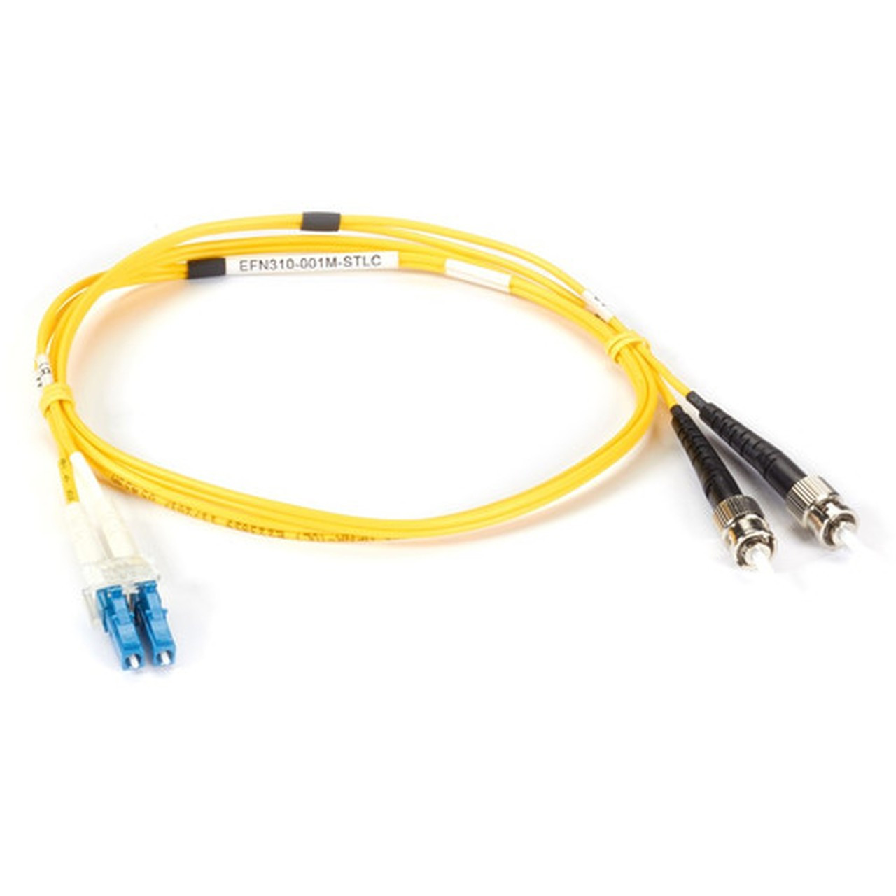 Black Box Fiber Optic Duplex Patch Network Cable - 98 ft Fiber Optic Network Cable for Network Device - First End 2 x ST Network - - EFN310-003M-STLC