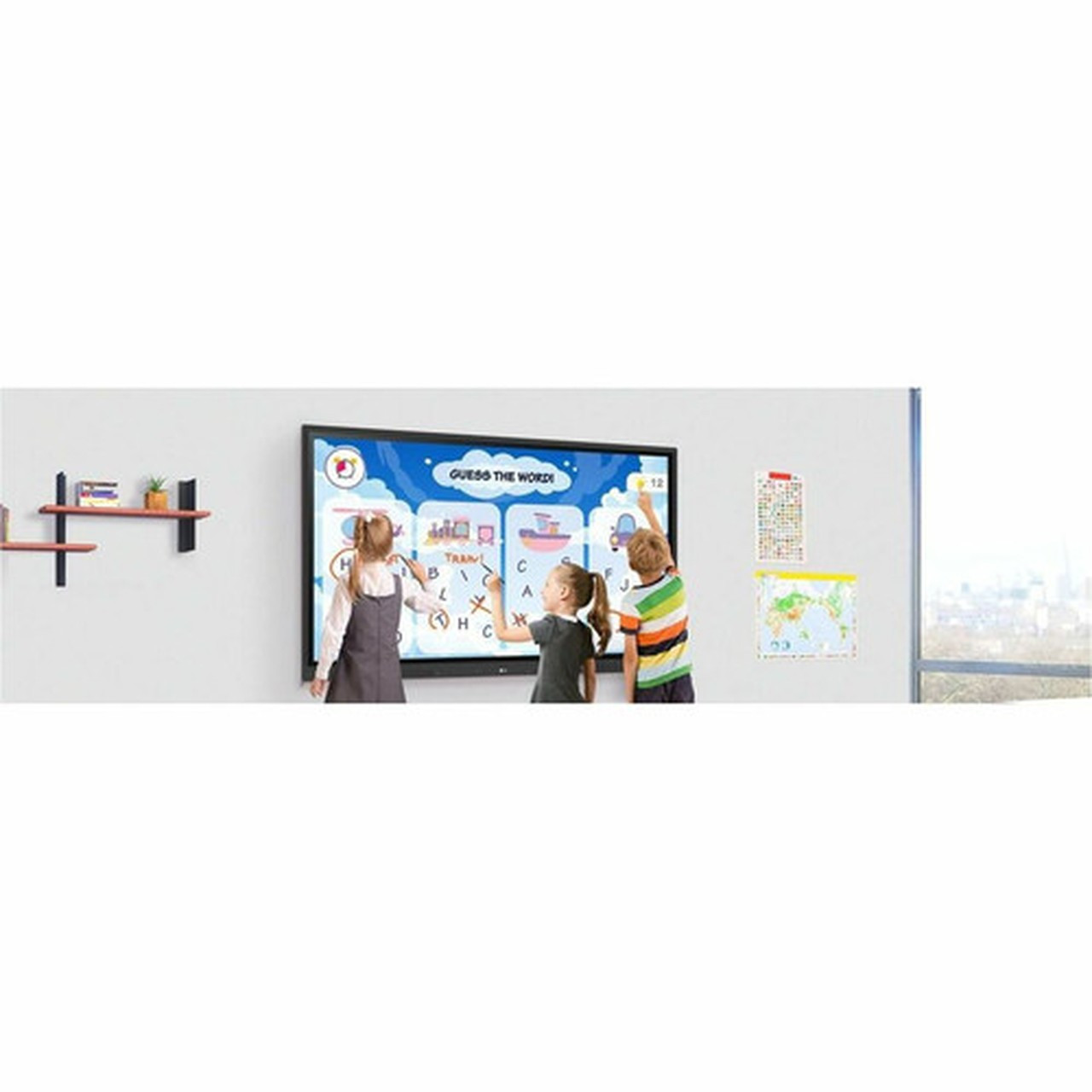 LG CreateBoard 65TR3DK-B Collaboration Display - 65 LCD - ARM Cortex A55 - 4 GB - Touchscreen - 169 Aspect Ratio - 3840 x 2160 - LED 65TR3DK-BMUSQ