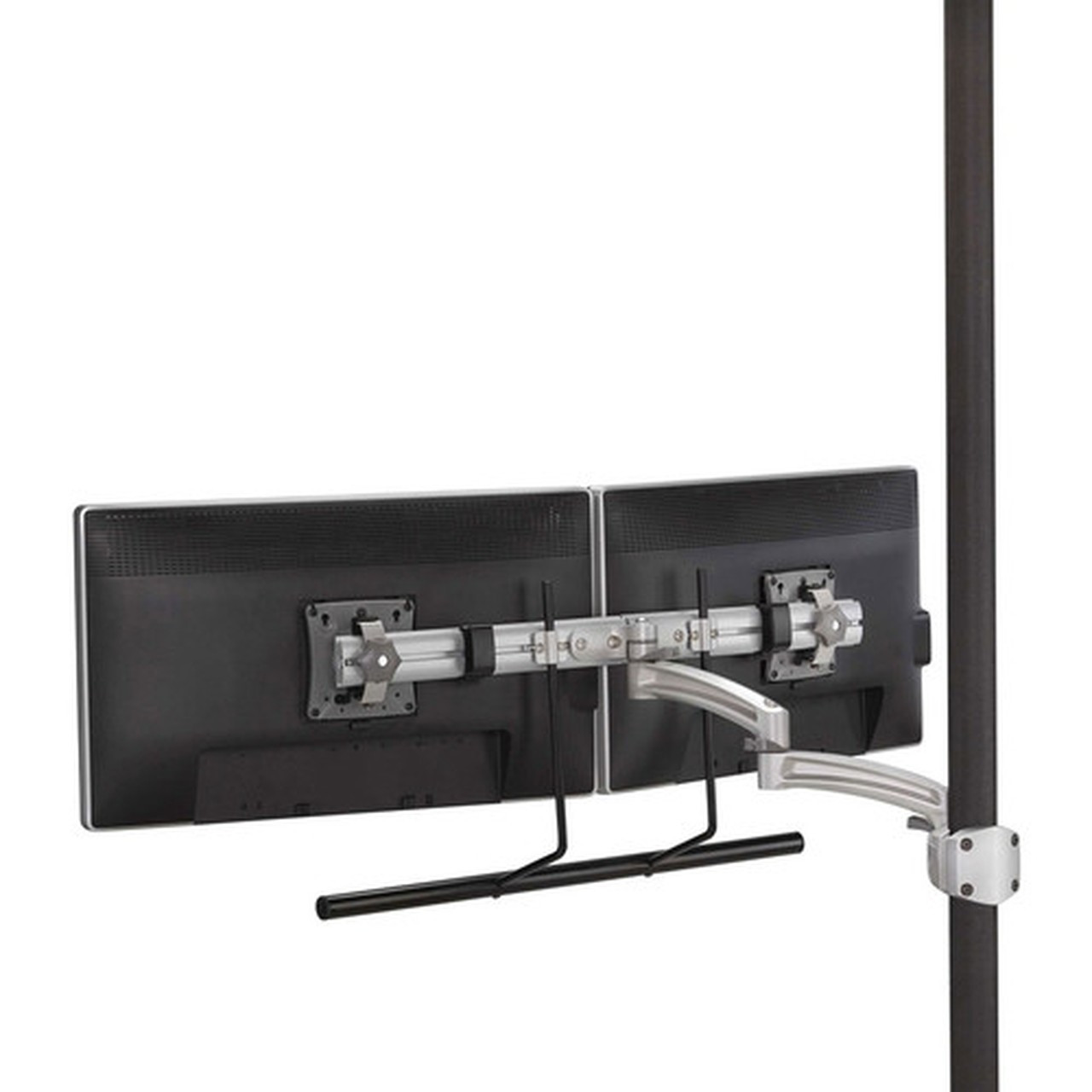 Chief KONTOUR K2P22HS Pole Mount for Flat Panel Display - Silver - Height Adjustable - 10 to 24 Screen Support - 1361 kg Load - 100 K2P22HS