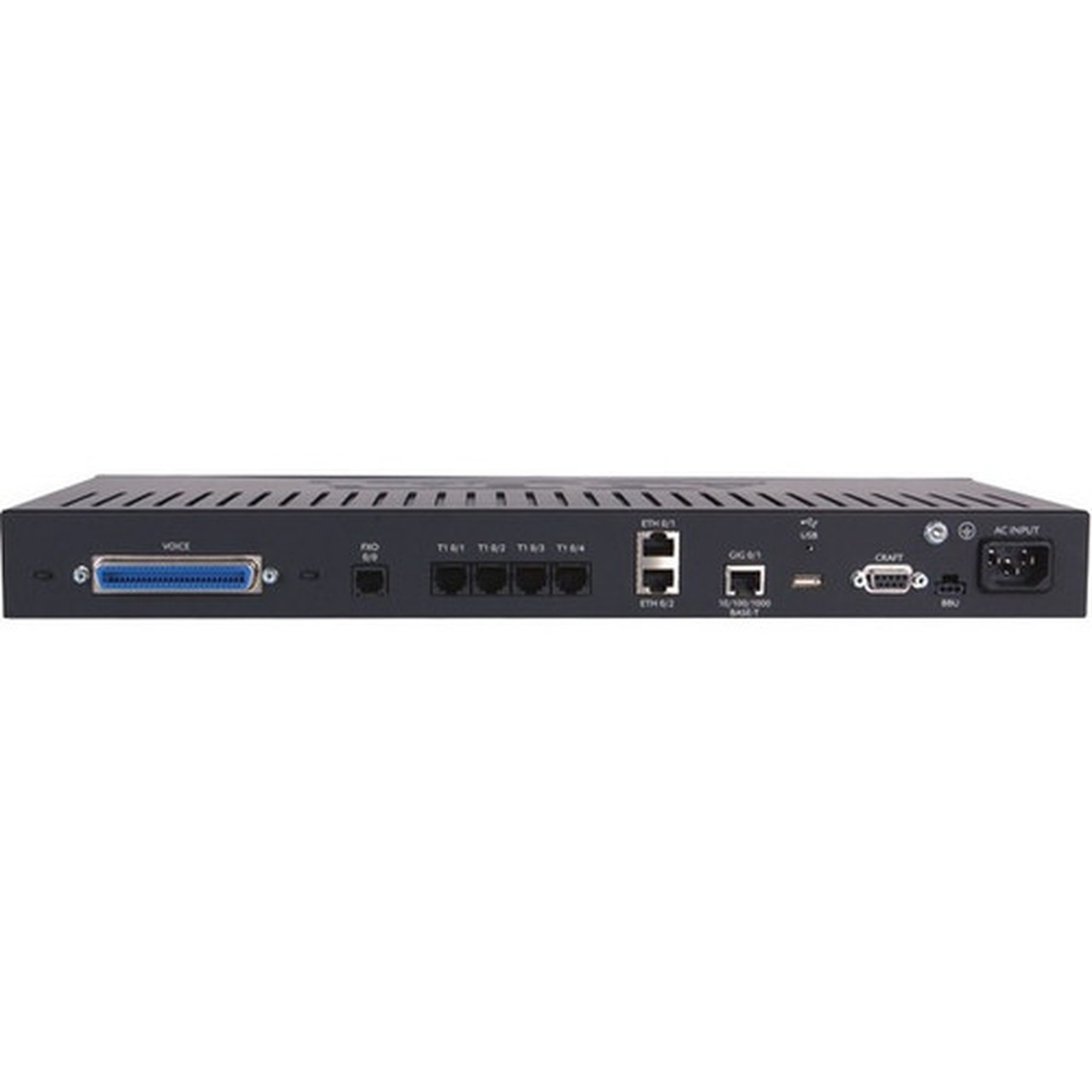 Adtran Total Access 908e with SBC 100 Calls with Lifeline FXO - 1 x FXO - USB - Gigabit Ethernet Fast Ethernet - T-carrier - 1U High 4243908F2100