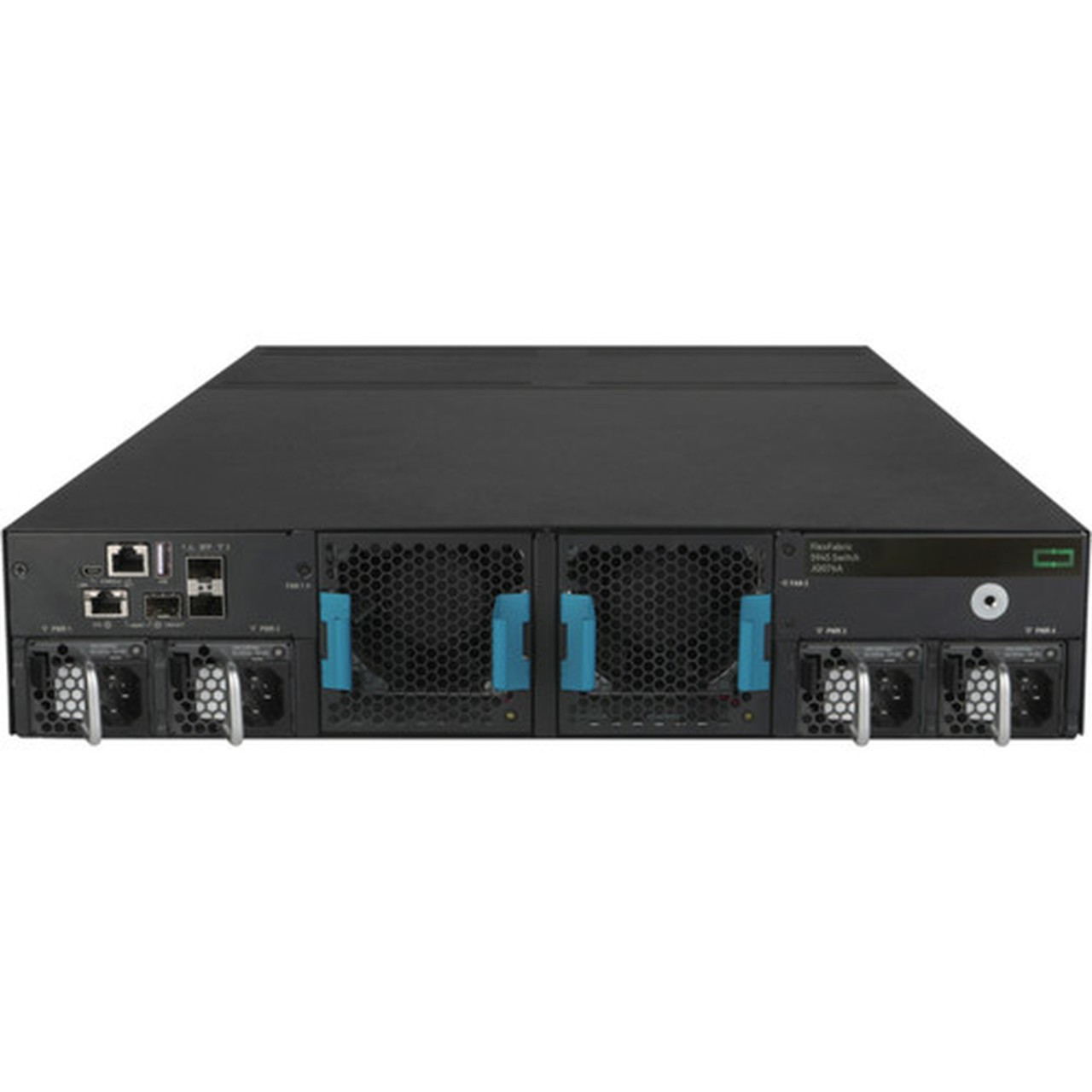 HPE FlexFabric 5945 4-slot Switch - Manageable - 1000Base-X - 3 Layer Supported - Modular - 650 W Power Consumption - Optical Fiber - JQ076A